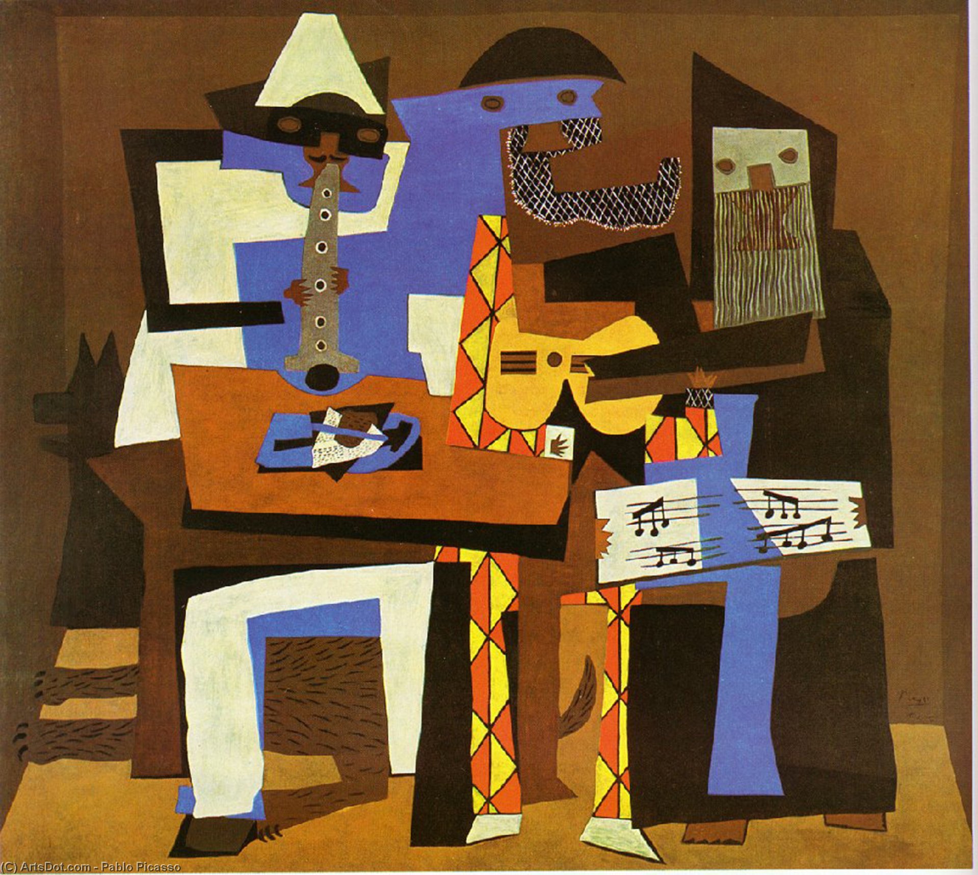 Drei Musiker — Pablo Picasso