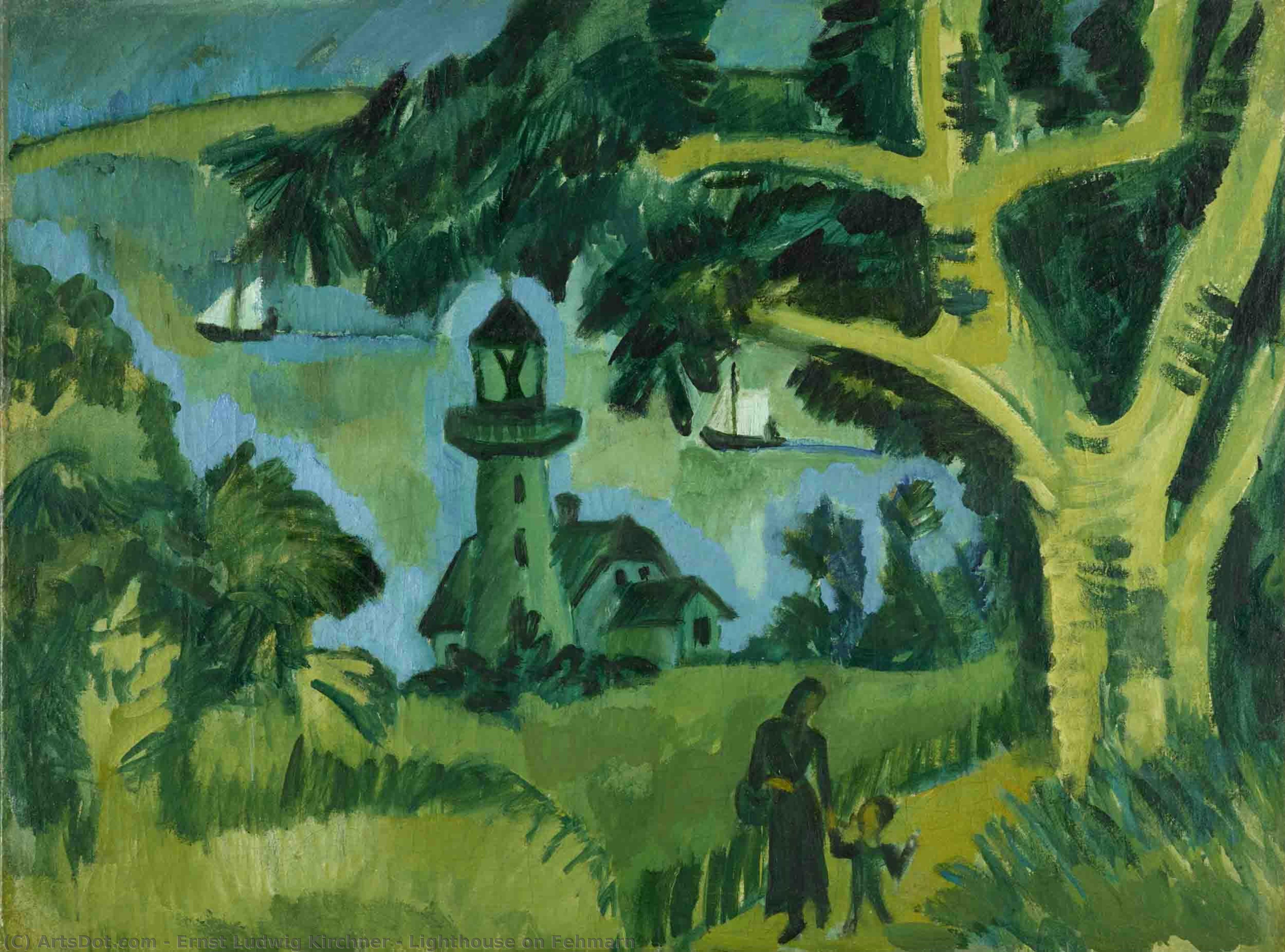 Lighthouse On Fehmarn — Ernst Ludwig Kirchner