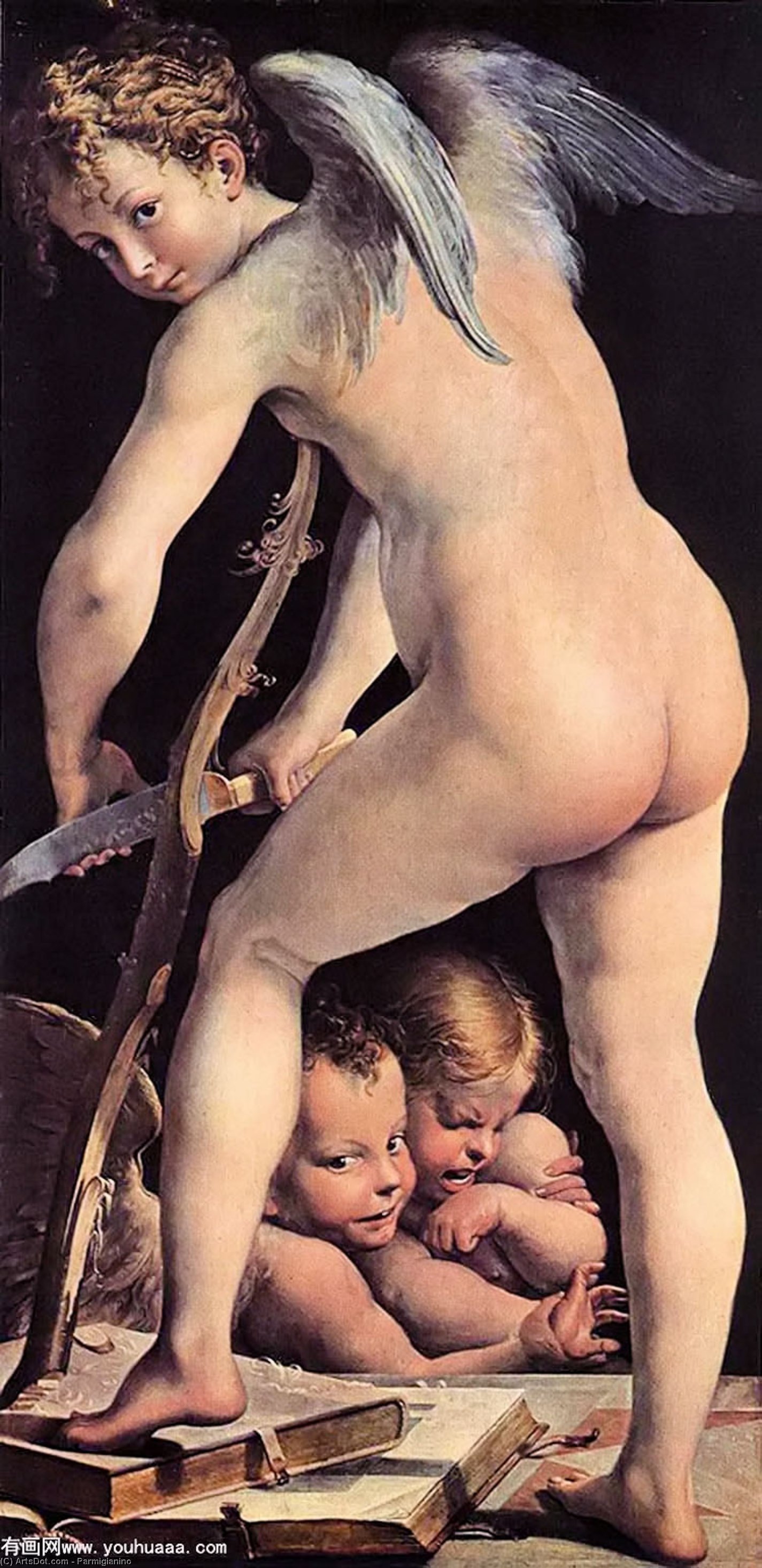 Cupid — Parmigianino