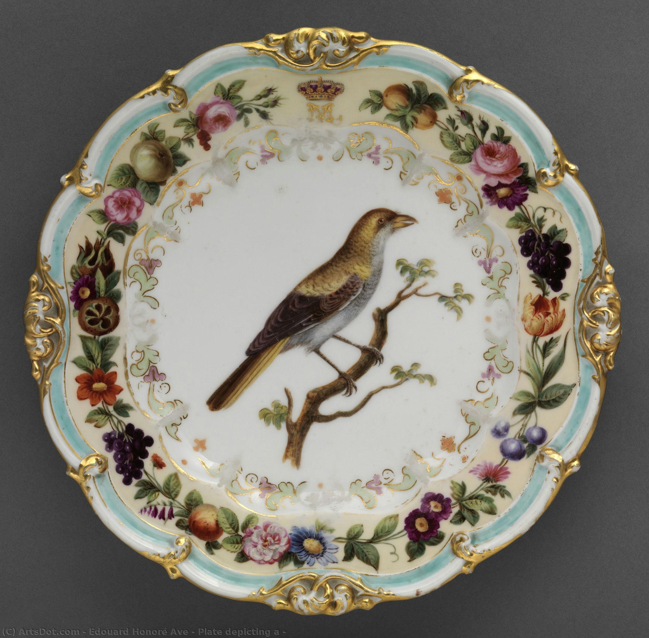 Plate Depicting A — Édouard Honoré Ave