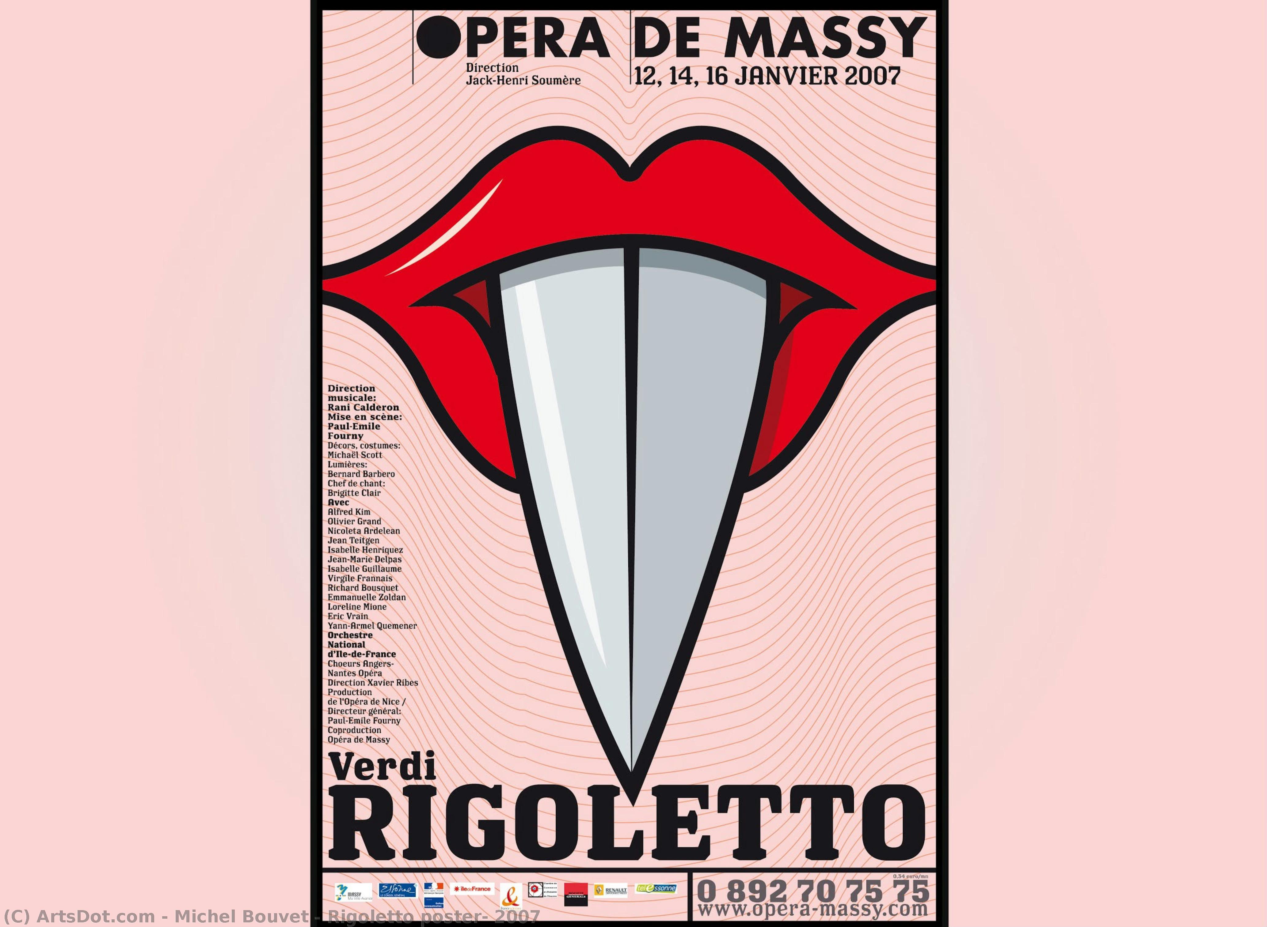 Rigoletto Poster, 2007 — ميشيل بوفيه
