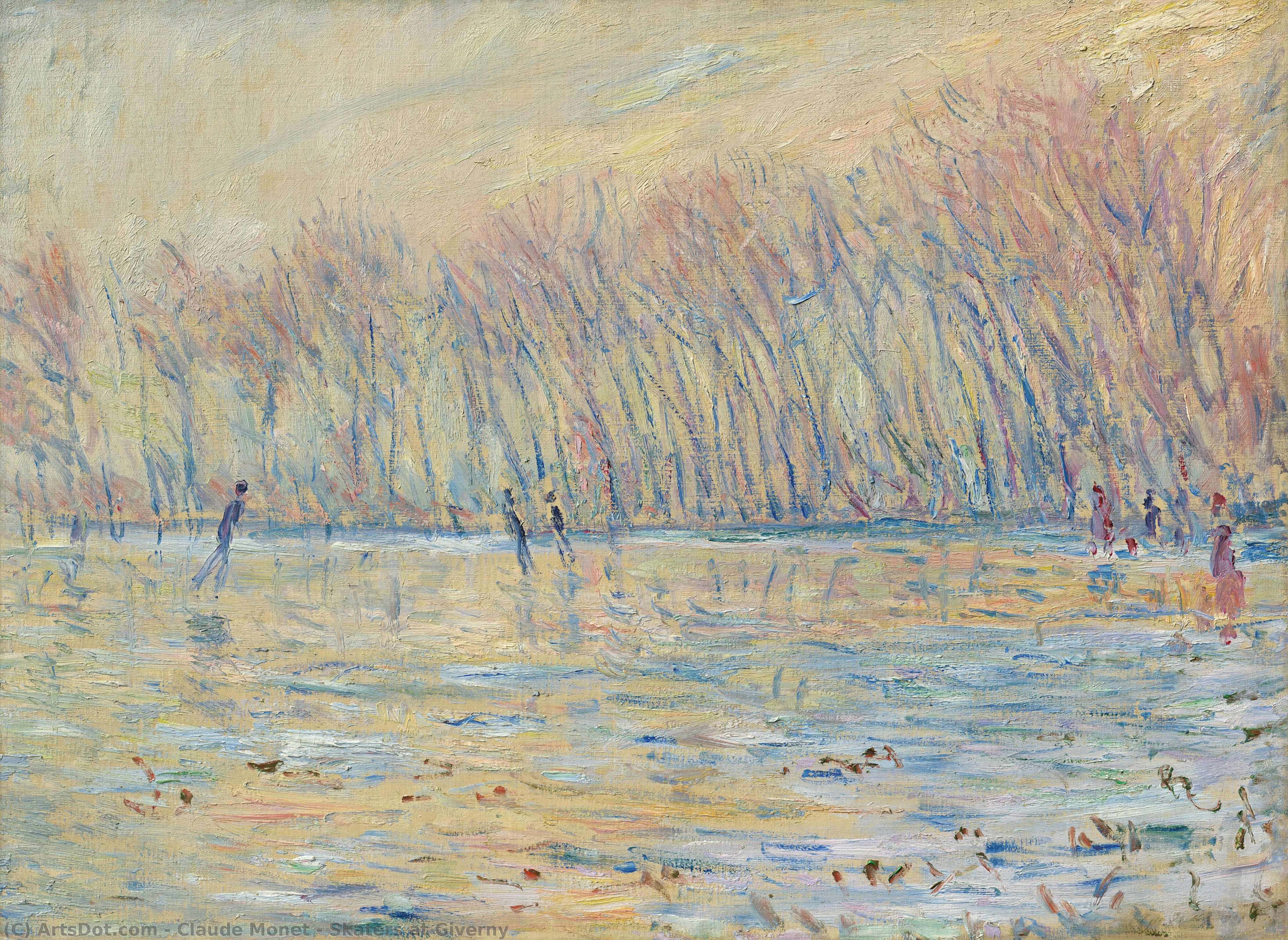 Skater Alla Giverny — Claude Monet