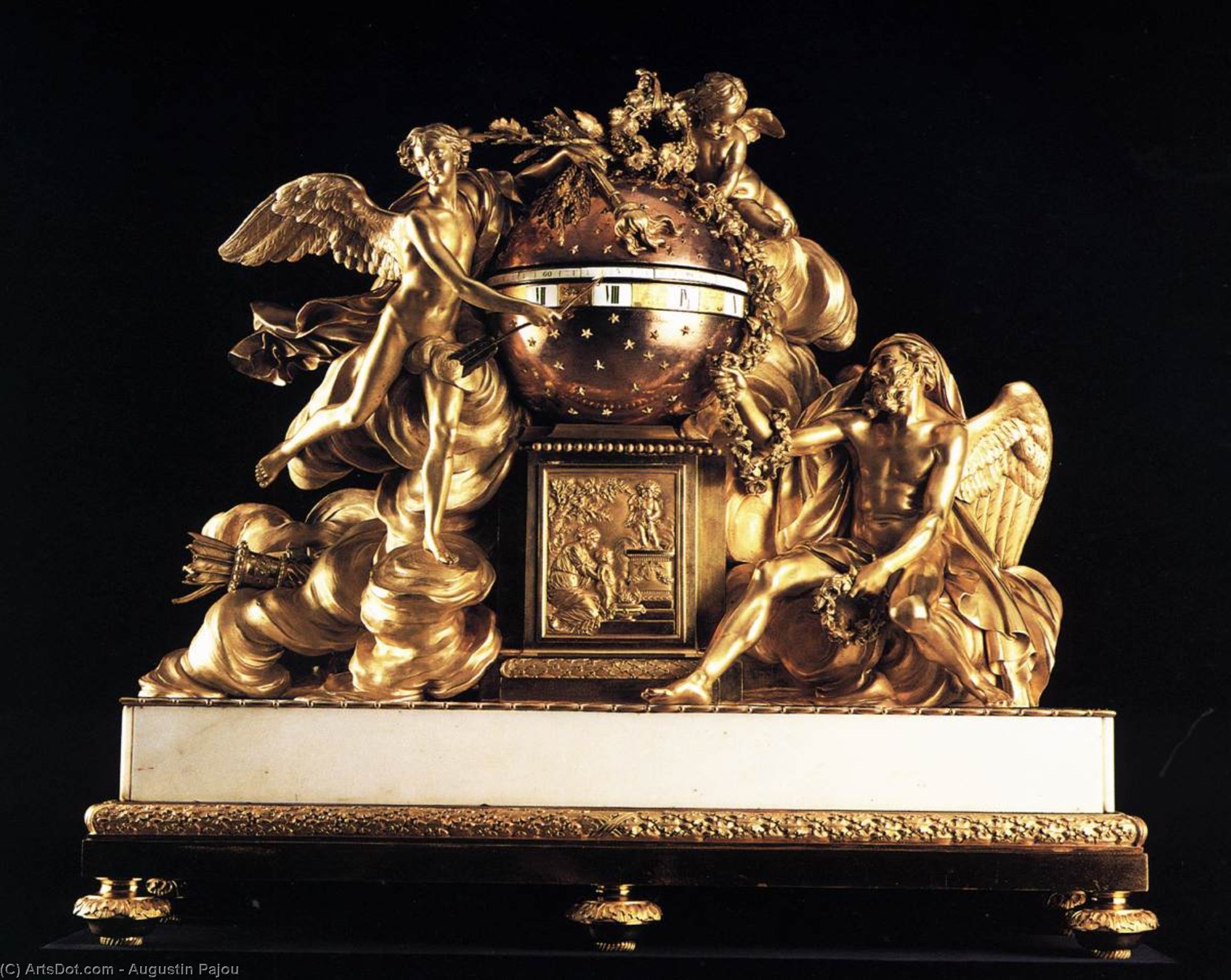Mantel Clock — Augustin Pajou
