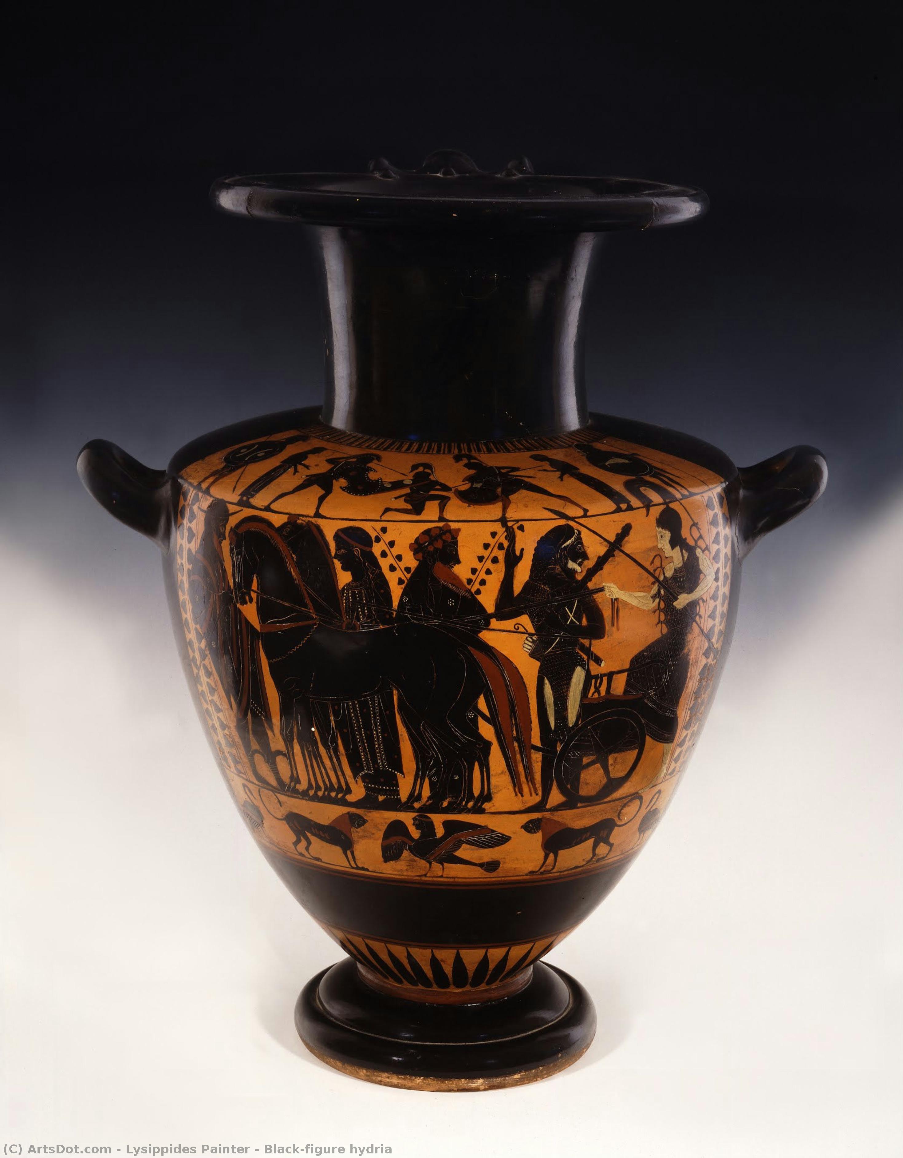 Black-figure Hydria — Lysippides Painter