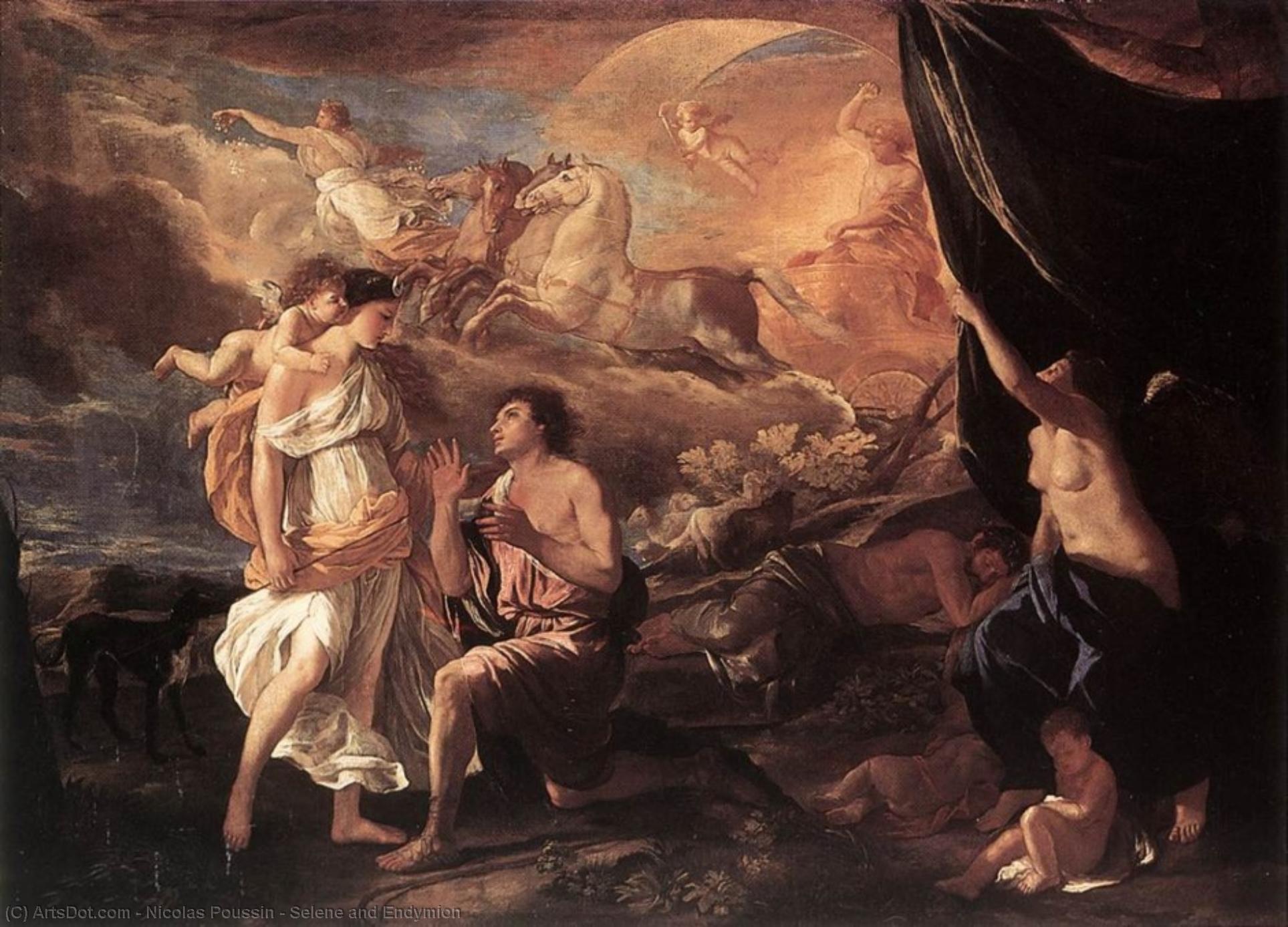 Selene E Endymio — Nicolas Poussin