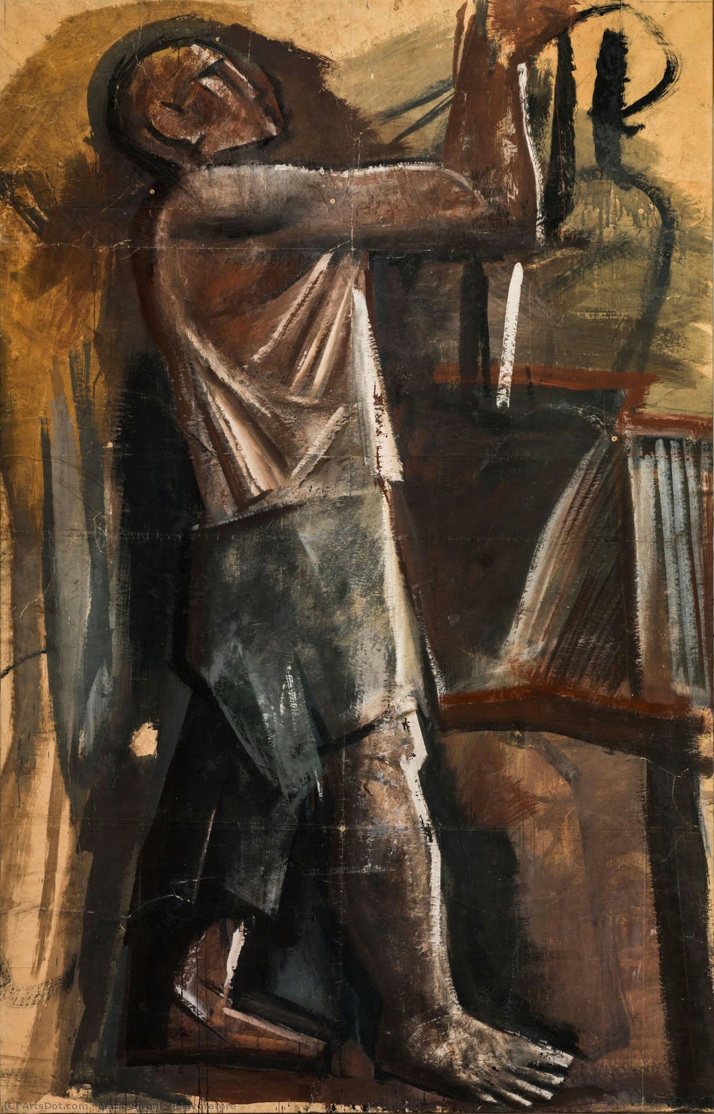 Le Travailleur — Mario Sironi
