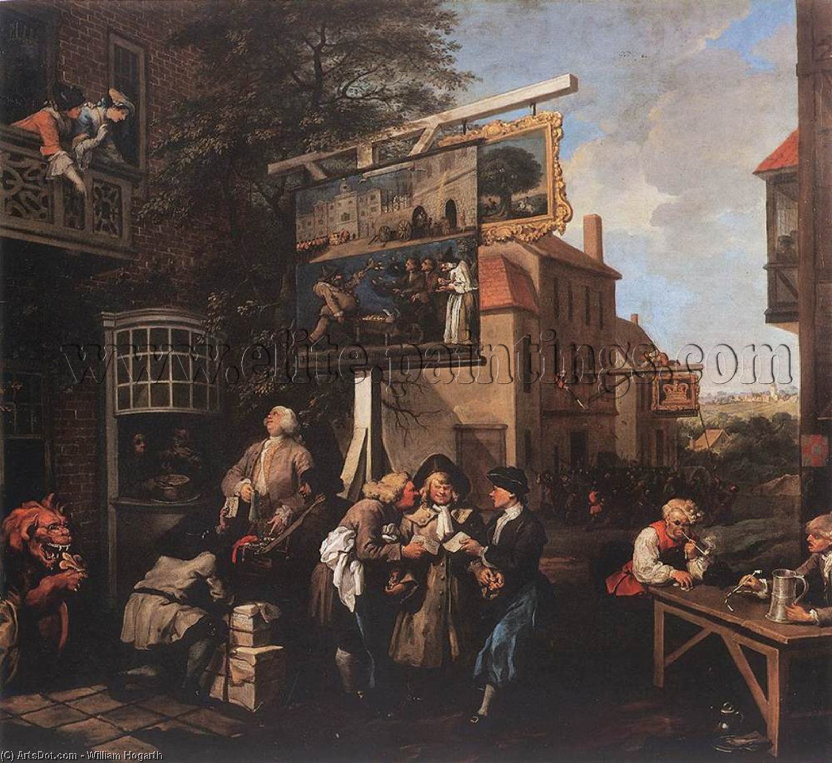 Soliciting Votes — William Hogarth