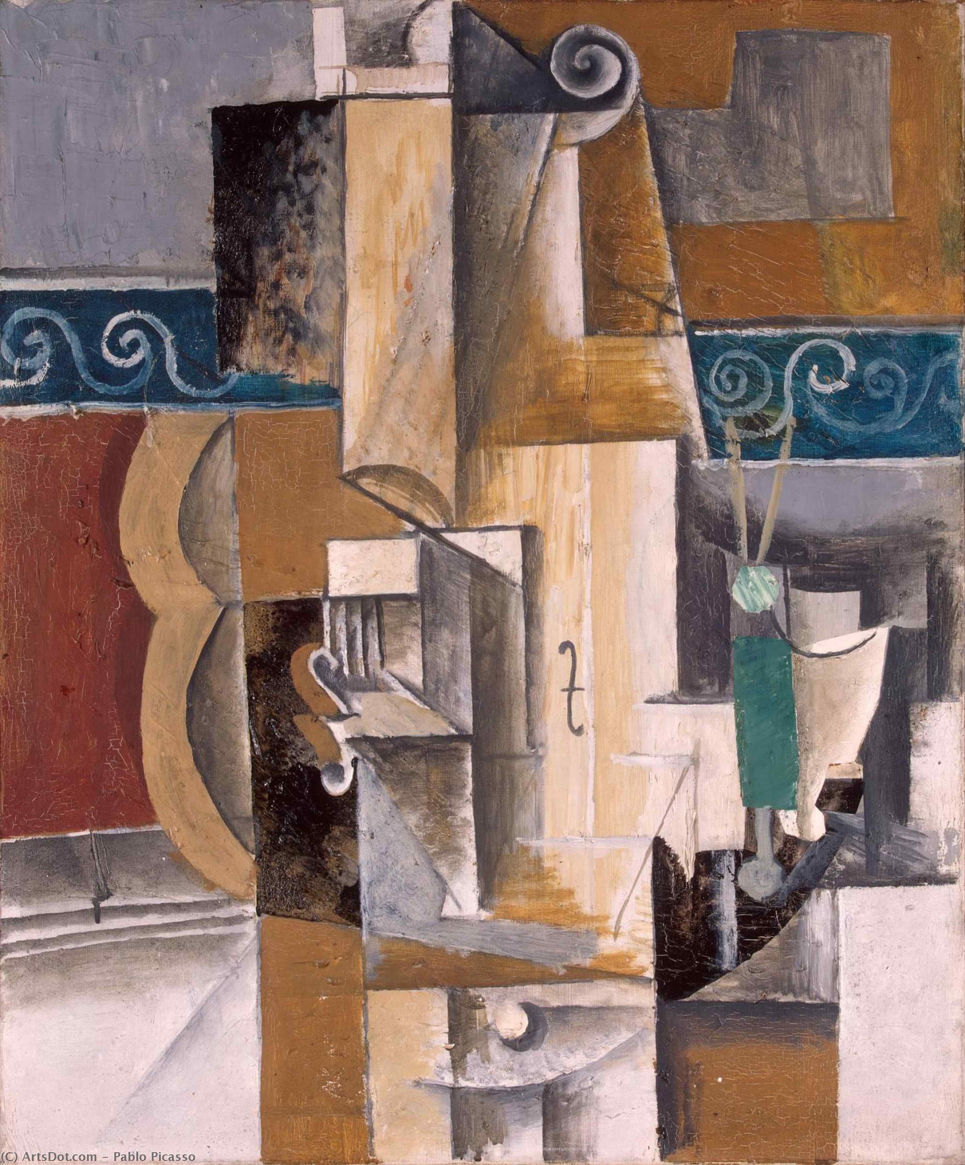 Guitarra E Violino — Pablo Picasso