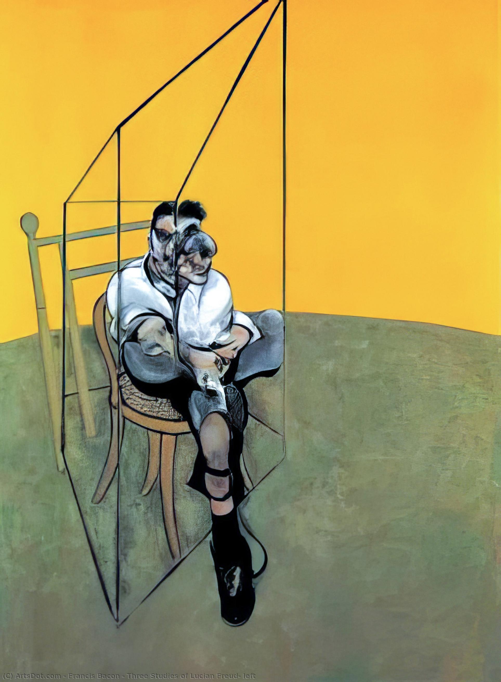 Tre Studier Af Lucian Freud, Venstre — Francis Bacon