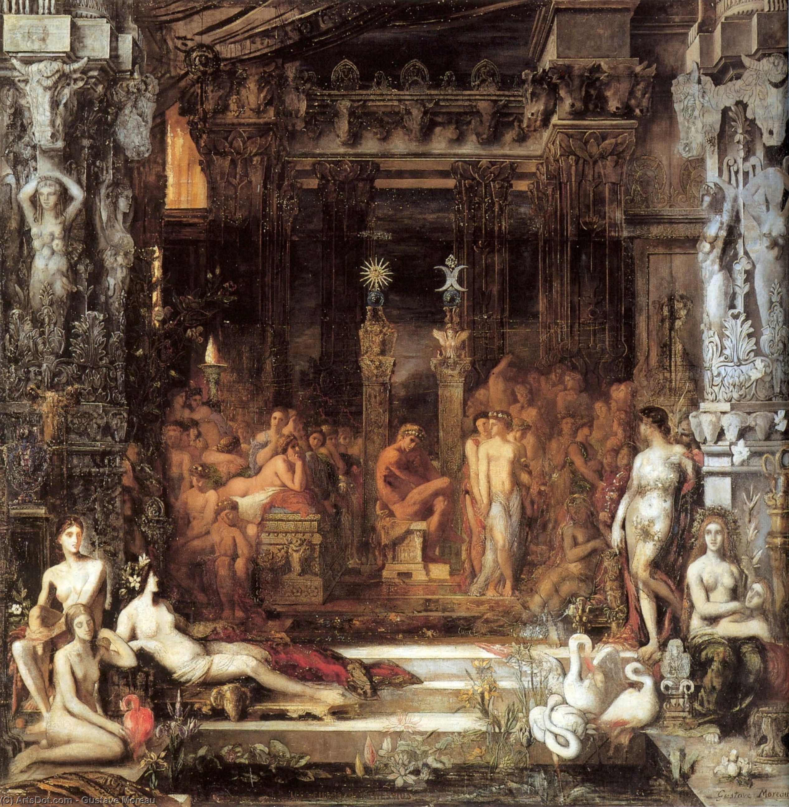 Le Figlie Di Tespio — Gustave Moreau