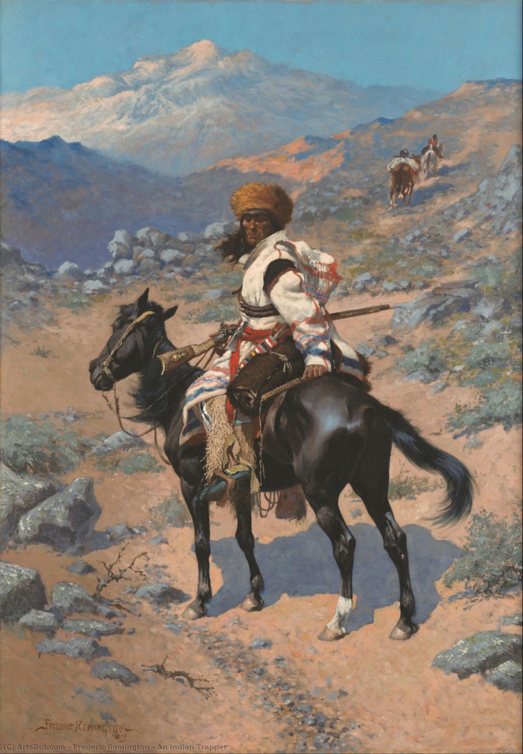 Ein Indianischer Trapper — Frederic Remington