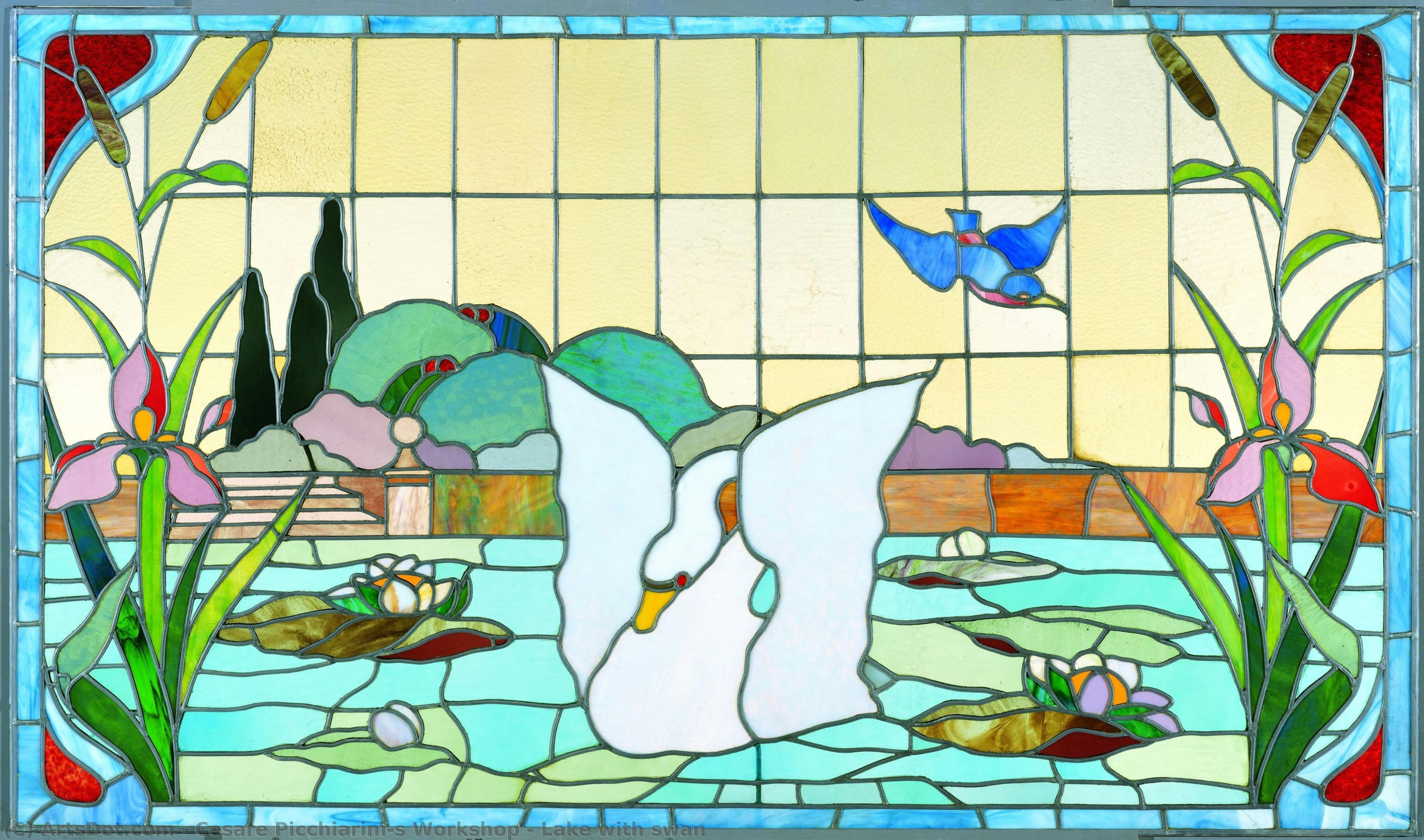 Lake With Swan — Cesare Picchiarini's Workshop