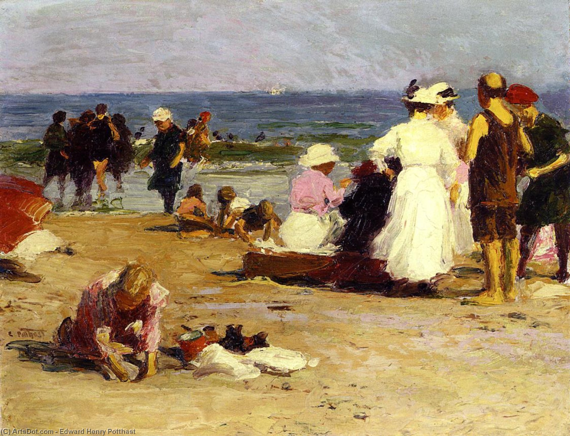 Bathers In The Surf — Едвард Хенри Потаст