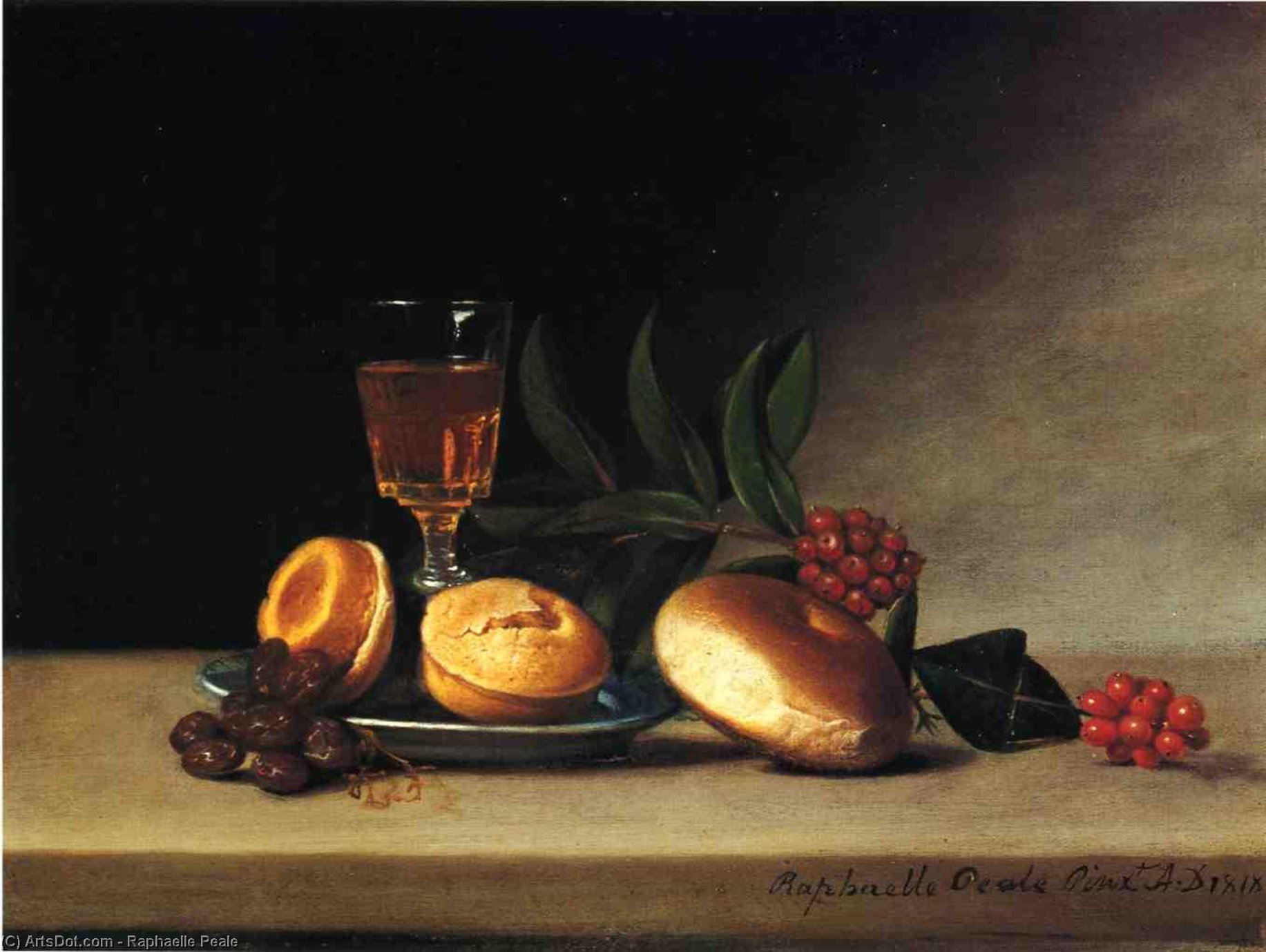 Viinilasit — Raphaelle Peale