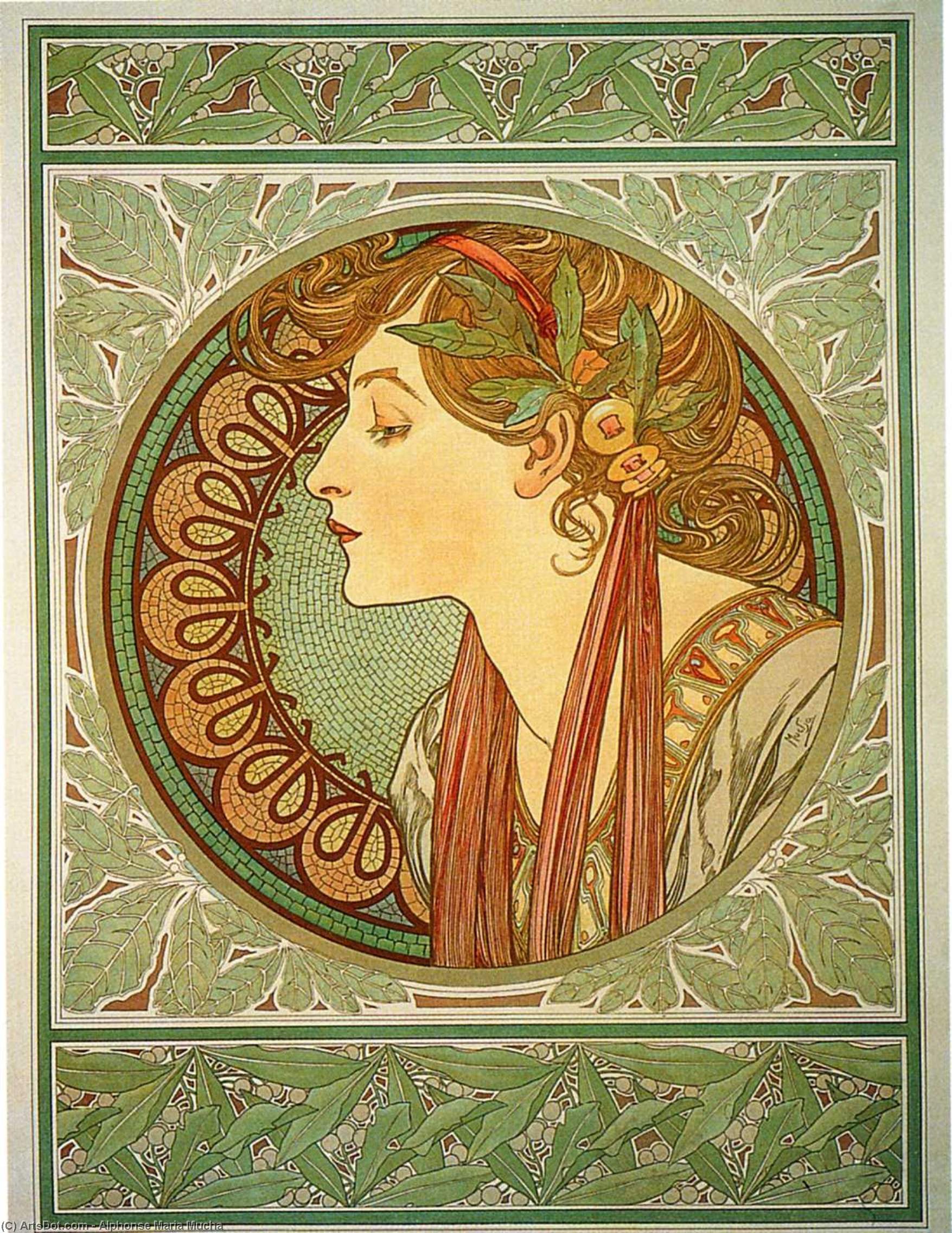 Laurel — Alphonse Mucha
