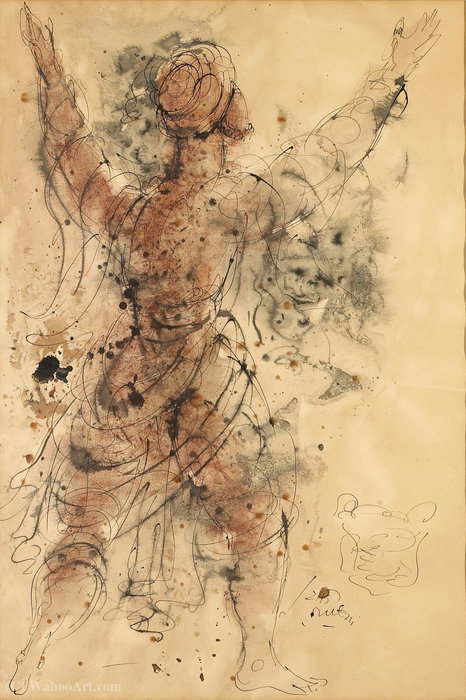 Throwing The Net — Reuven Rubin