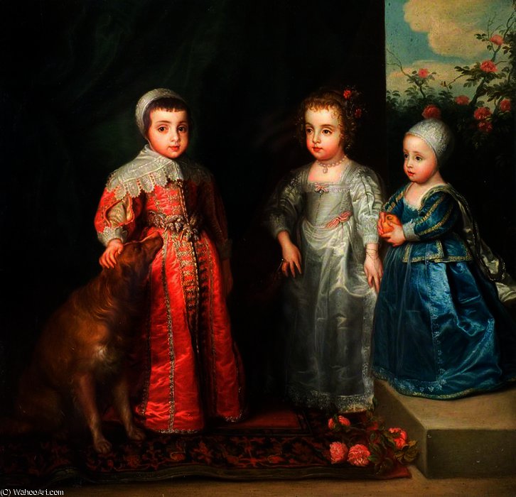 Charles I’s Børn — Antoon Van Dyck