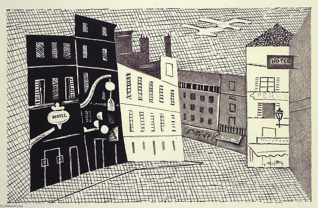 Rue De L'echaude — Stuart Davis