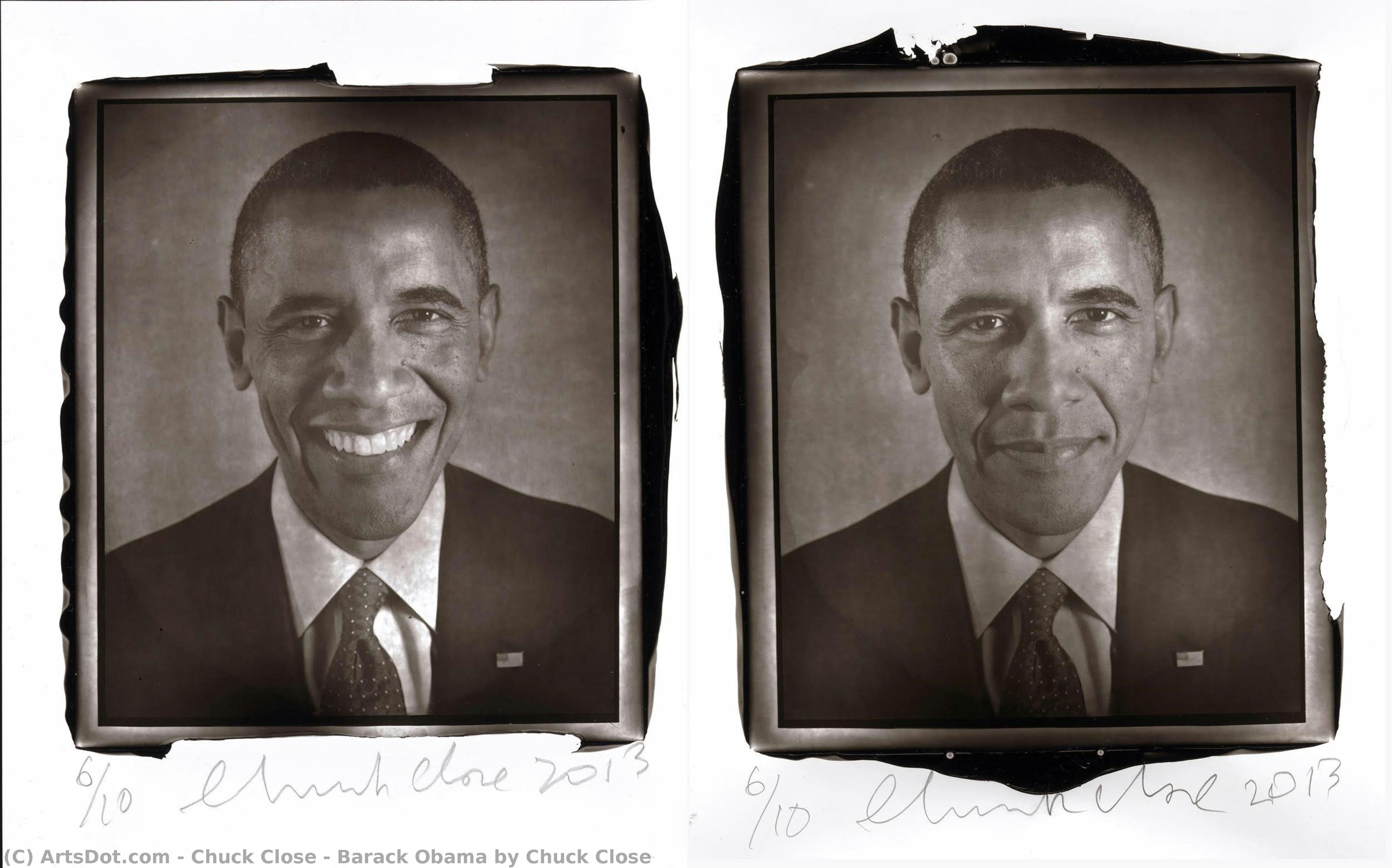 Barack Obama By Chuck Close — Čak Klous