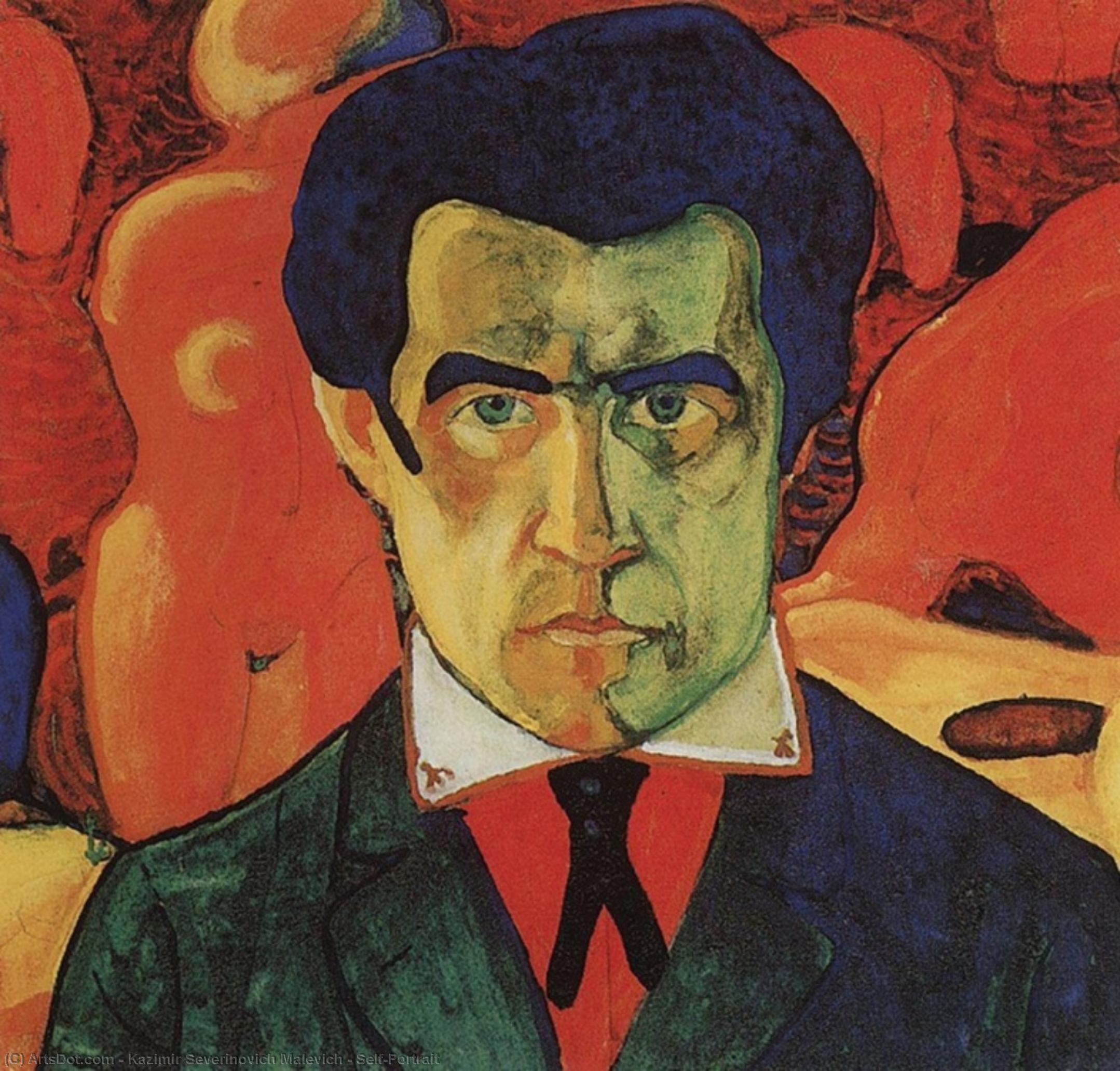 Self-portrait — Kazimieras Malevičius