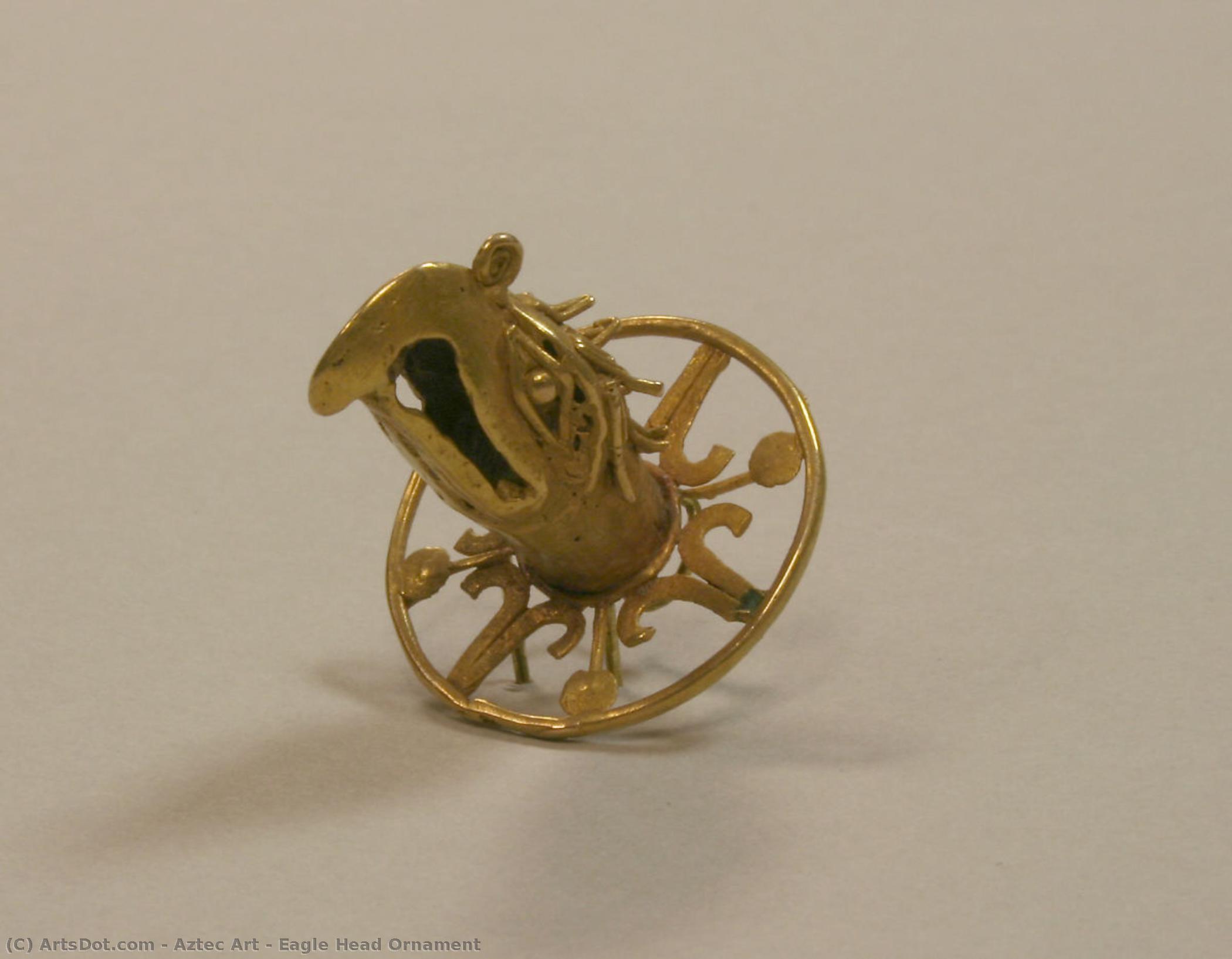Eagle Head Ornament — Aztec Empire