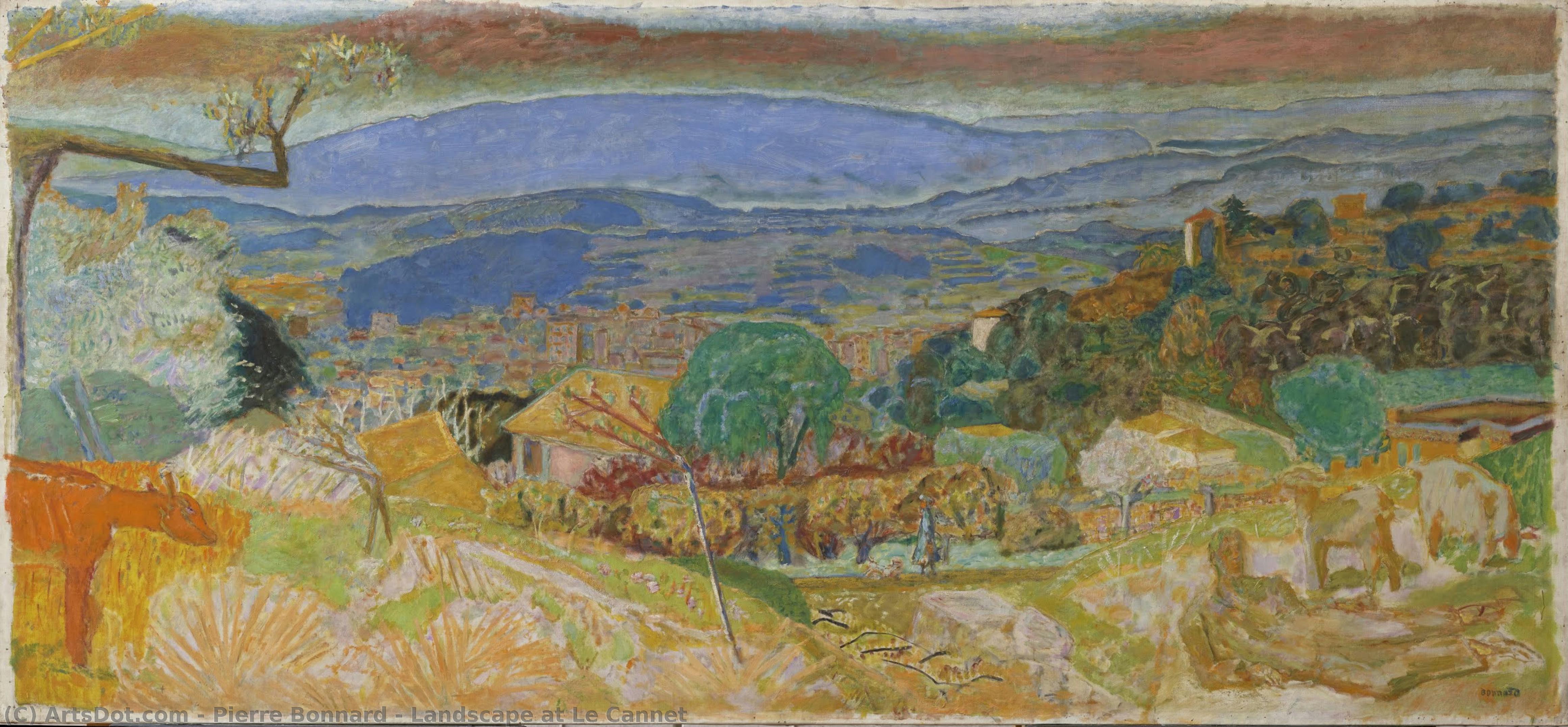 Landscape At Le Cannet — पियरे बोनार्ड