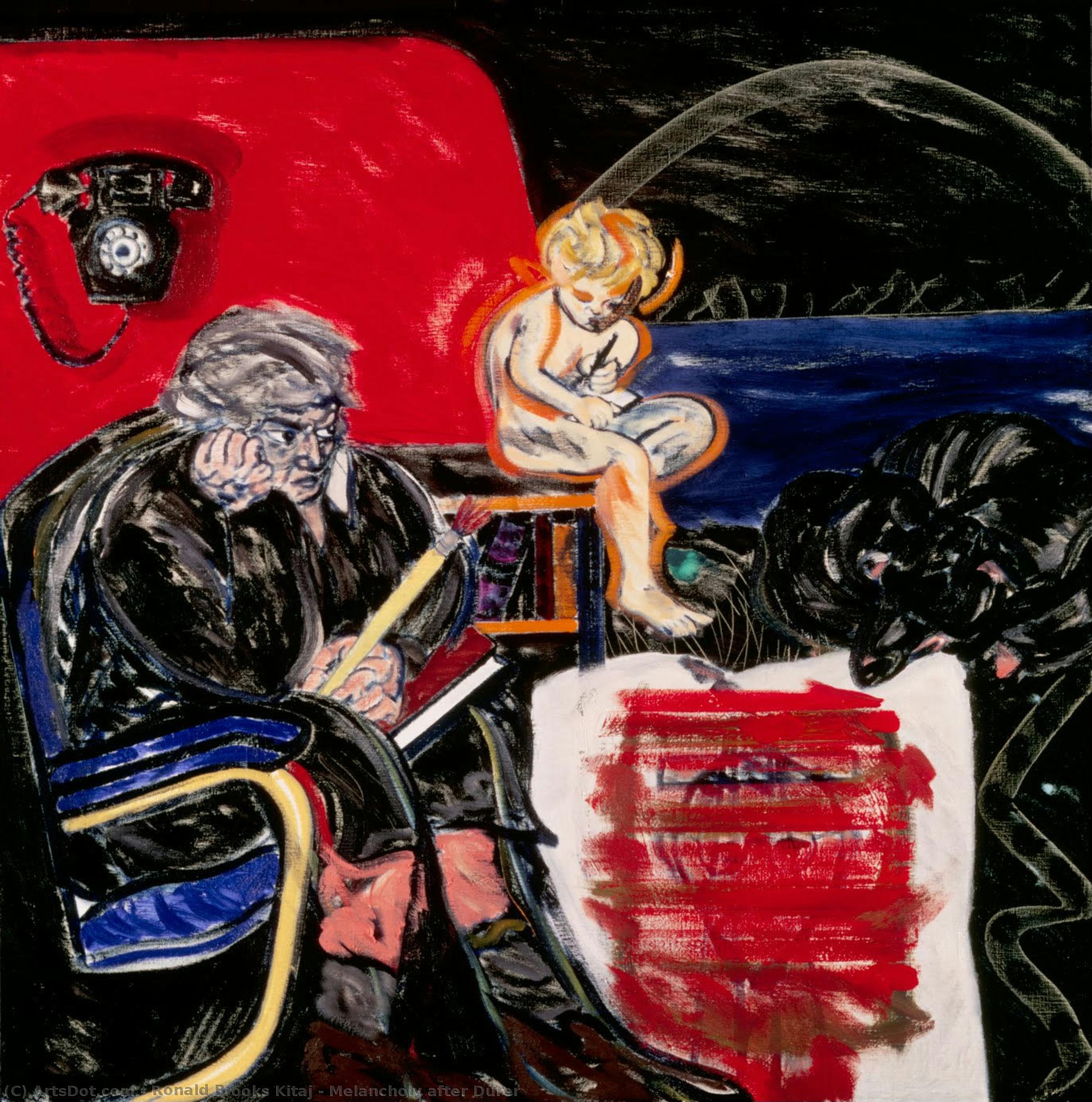 Melancholy After Durer — Ronald Brooks Kitaj