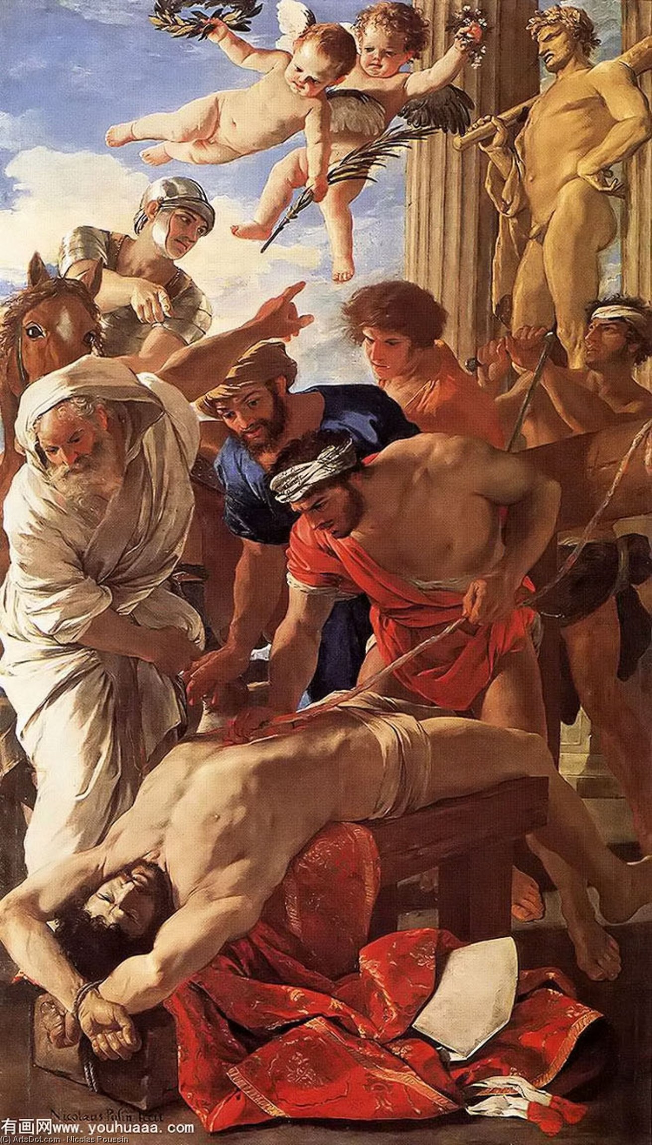 Martyrium Av St Erasmus — Nicolas Poussin