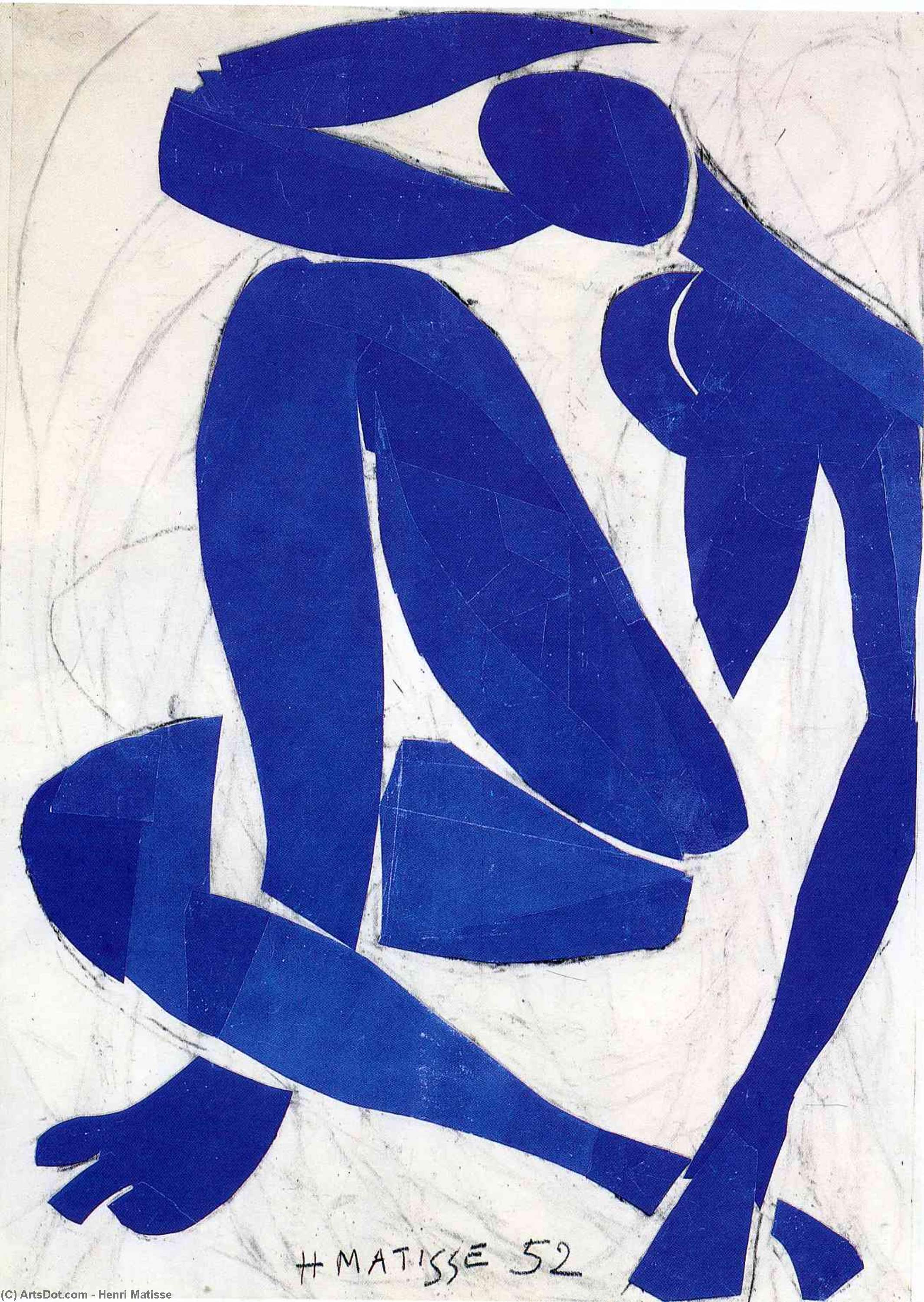 Henri Matisse'ın Ikonik "mavi Üçgen Çıkıntısı", Kariyerinin Daha Sonraki Dönemlerinde Canlı Bir Kağıt Kesimi Başyapıtıydı. Fauvizm’in Cesur Renklerini Ve Dinamik Kompozisyonunu Keşfediyor, Insan Figürünün Özünü Duygusal Bir Şekilde Araştırıyor. — Henri Matisse