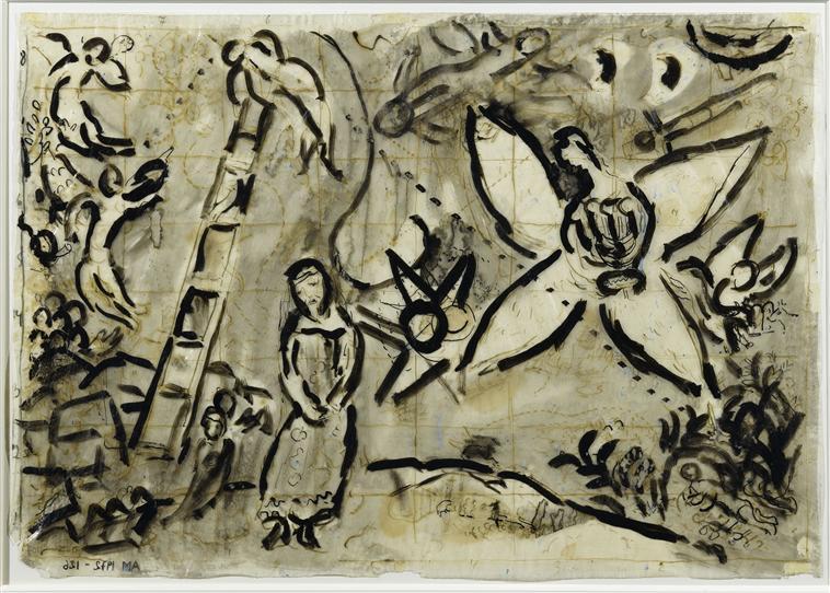 Der Traum Jakobs — Marc Chagall
