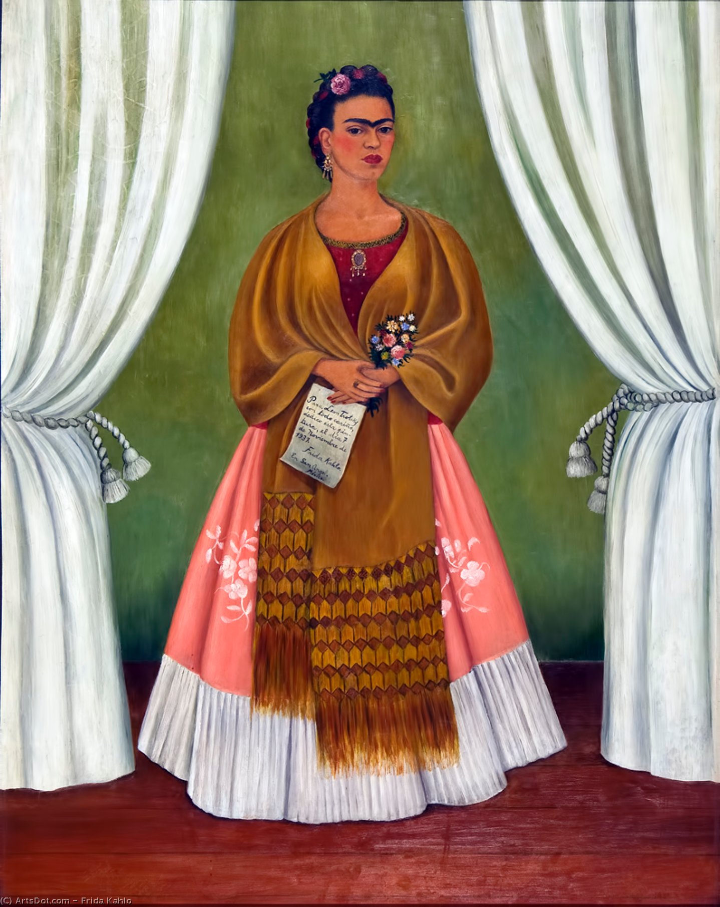 Self Portrait (dedicated To Leon Trotsky) — Frida Kahlo