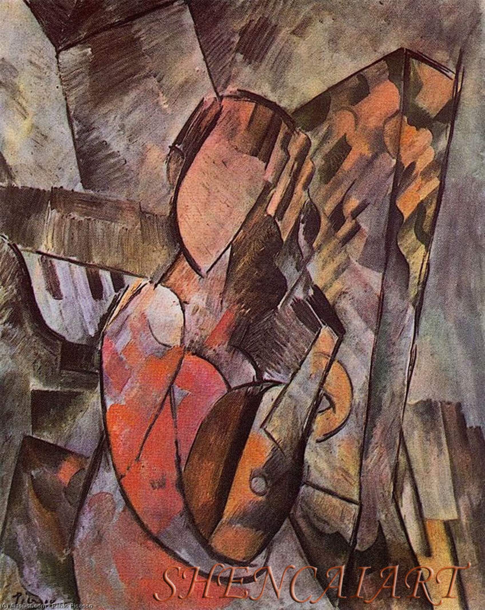 Donna Con Mandolino — Pablo Picasso