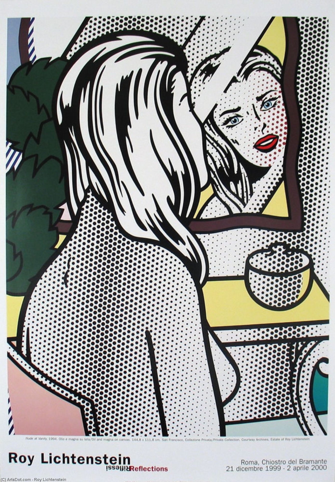 Nude At Vanity — Roy Lichtenstein