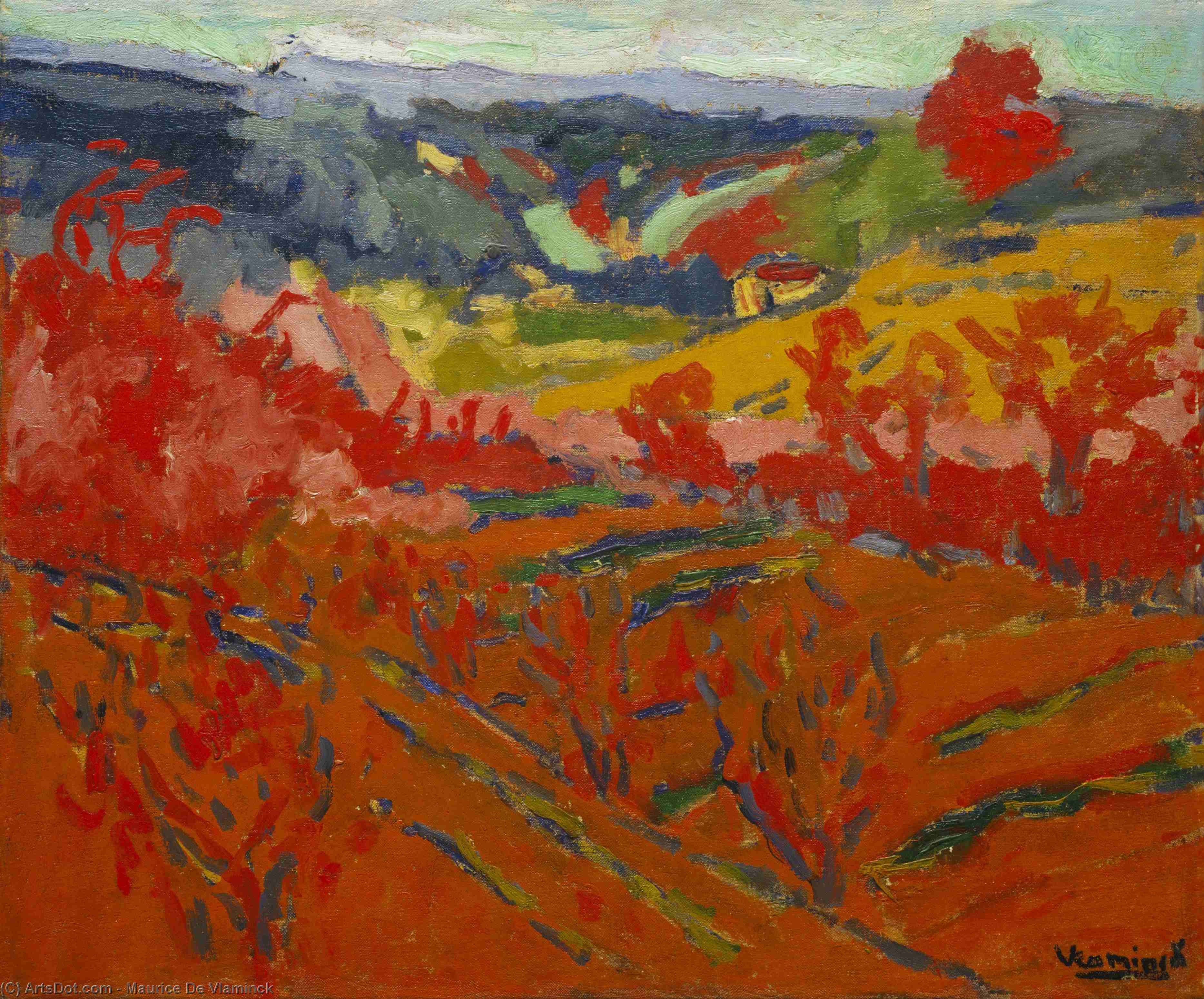 Autumn Landscape — Maurice De Vlaminck