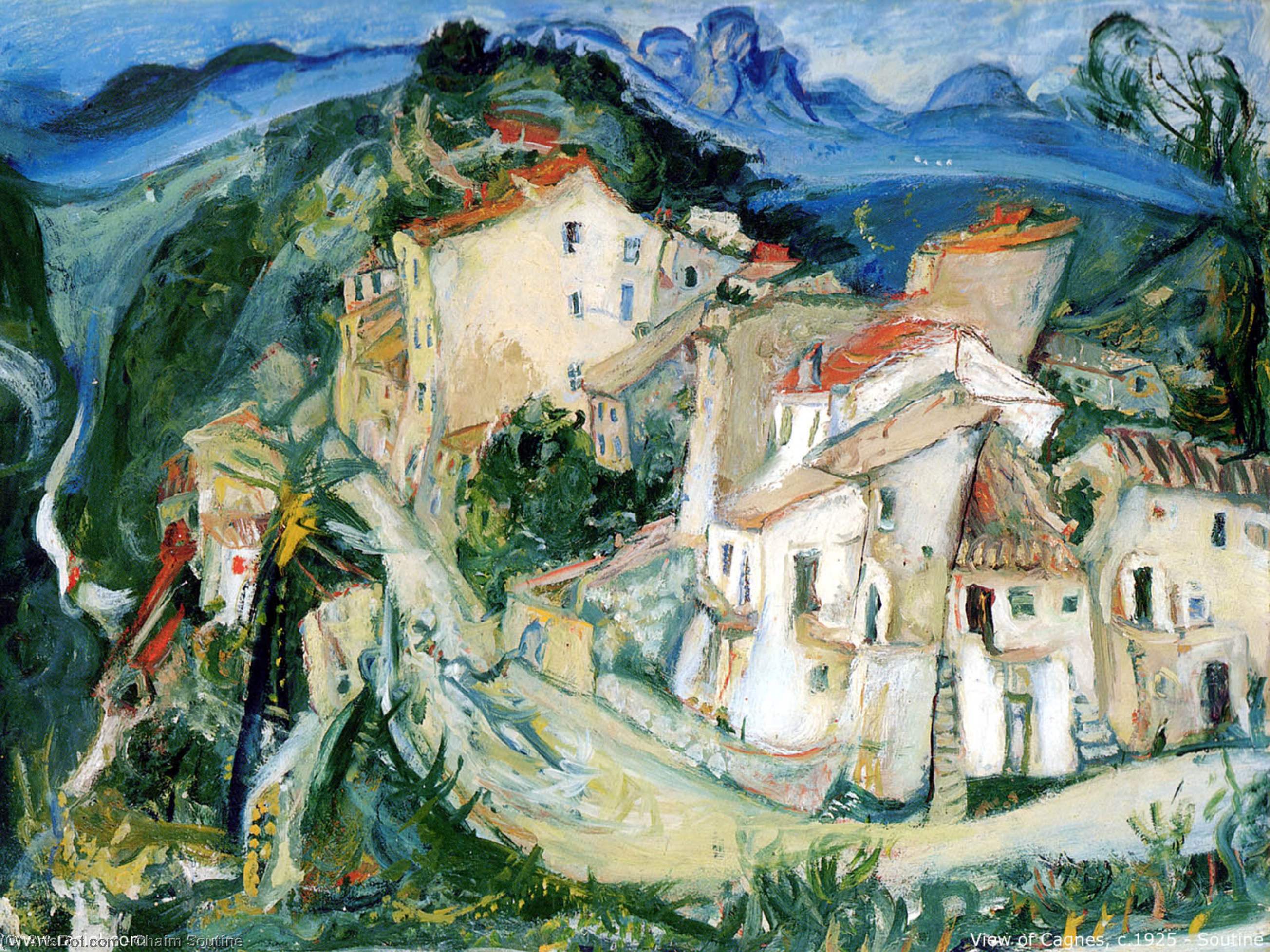 View Of Cagnes — Chaim Soutine