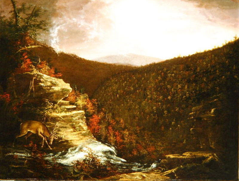 Vom Gipfel Der Kaaterskill Falls — Thomas Cole