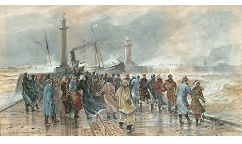 Waiting For The Ferry — John Syer