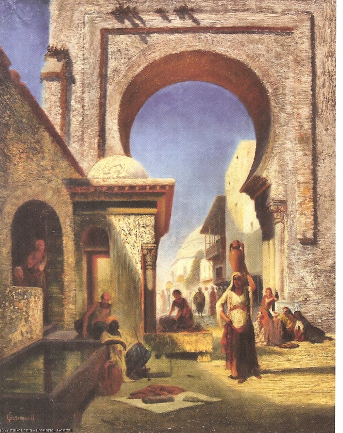 Bazaar Scene — Frederick Goodall