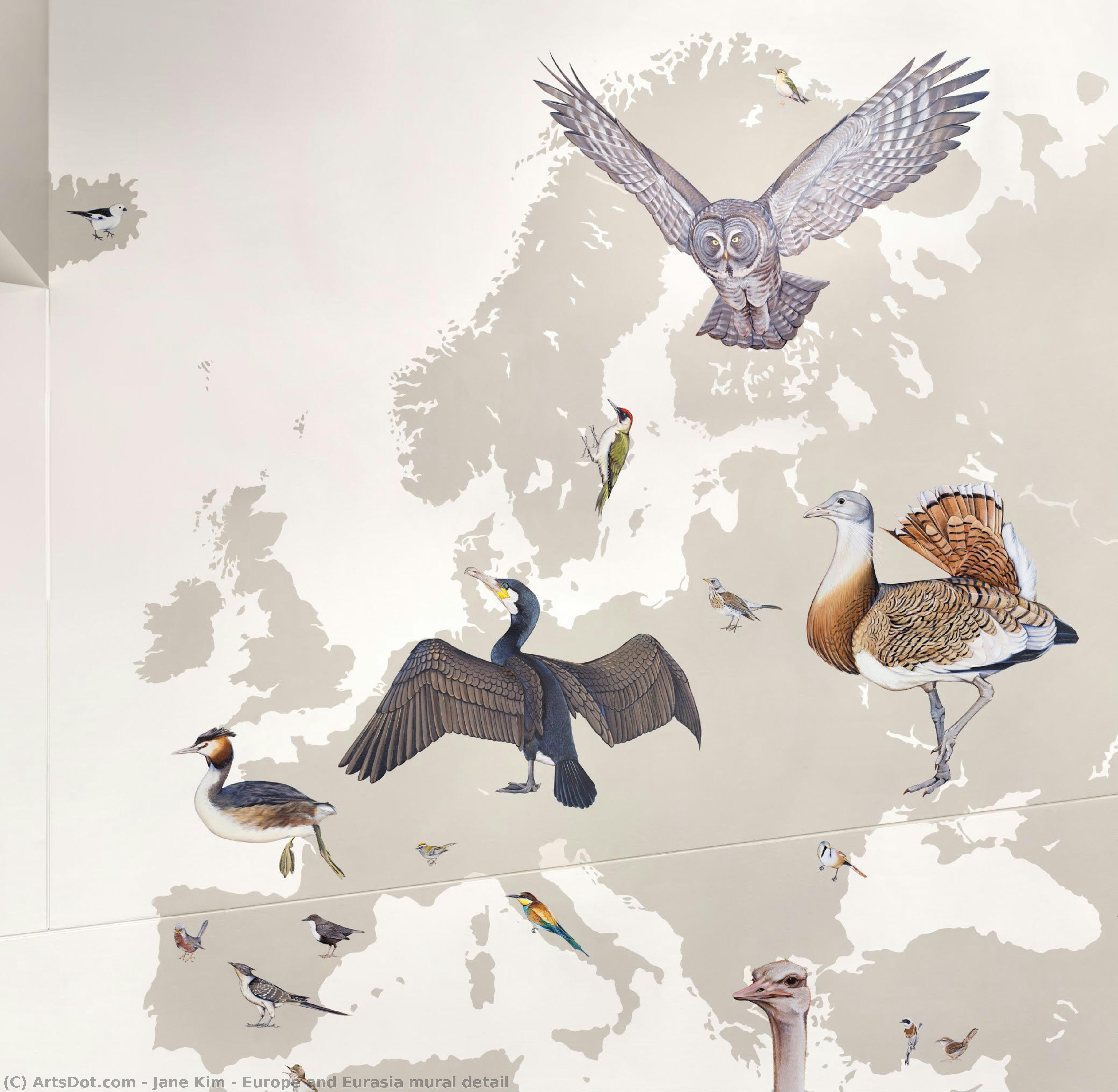 Europe And Eurasia Mural Detail — Jane Kim
