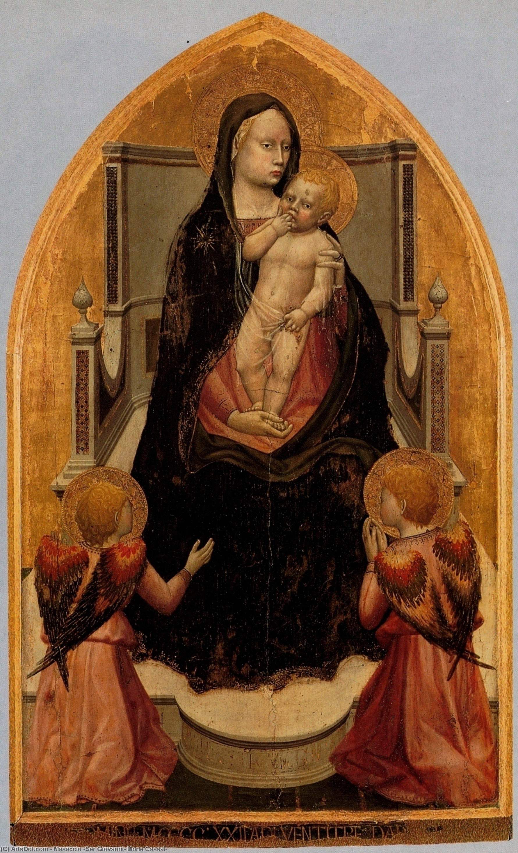 San Giovenale Triptych. Central Panel — Masaccio