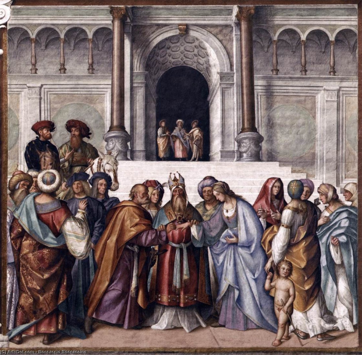 Bryllupsforberedelsen Til Maria — Boccaccio Boccaccino