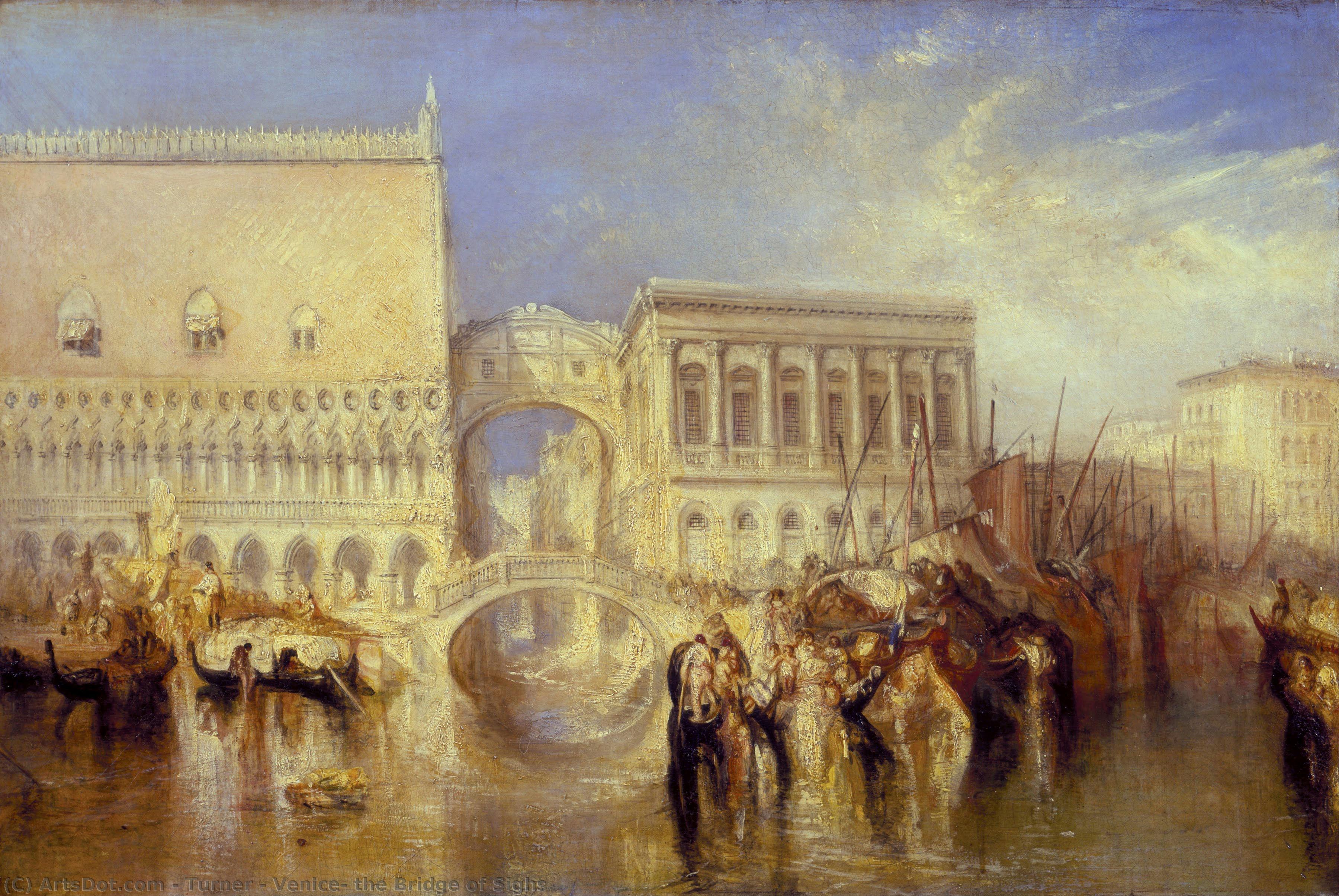 Venedig, Die Seufzerbrücke — J.m.w. Turner