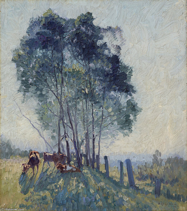The Wattles — Elioth Gruner