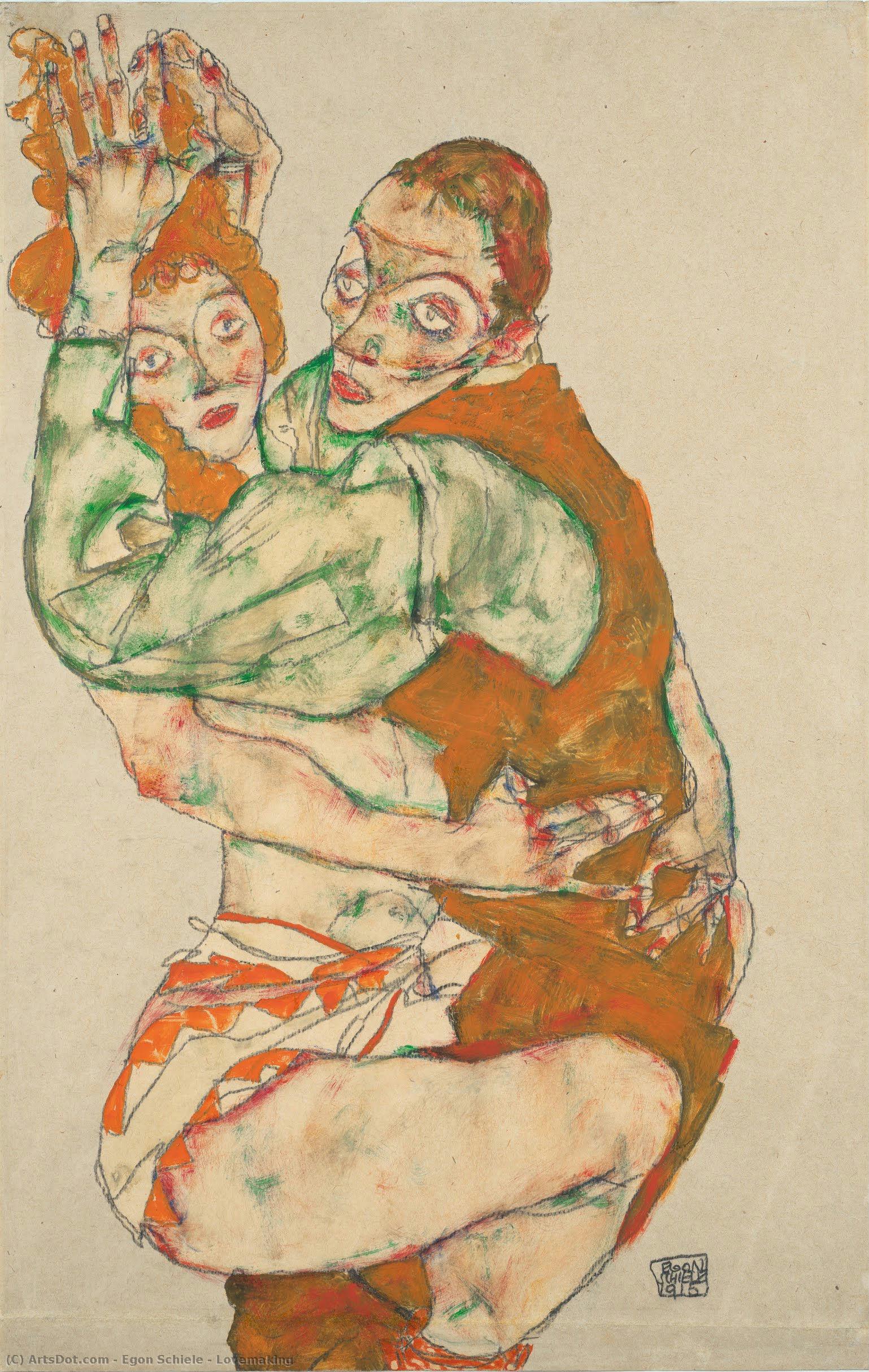 Lovemaking — Egon Schiele