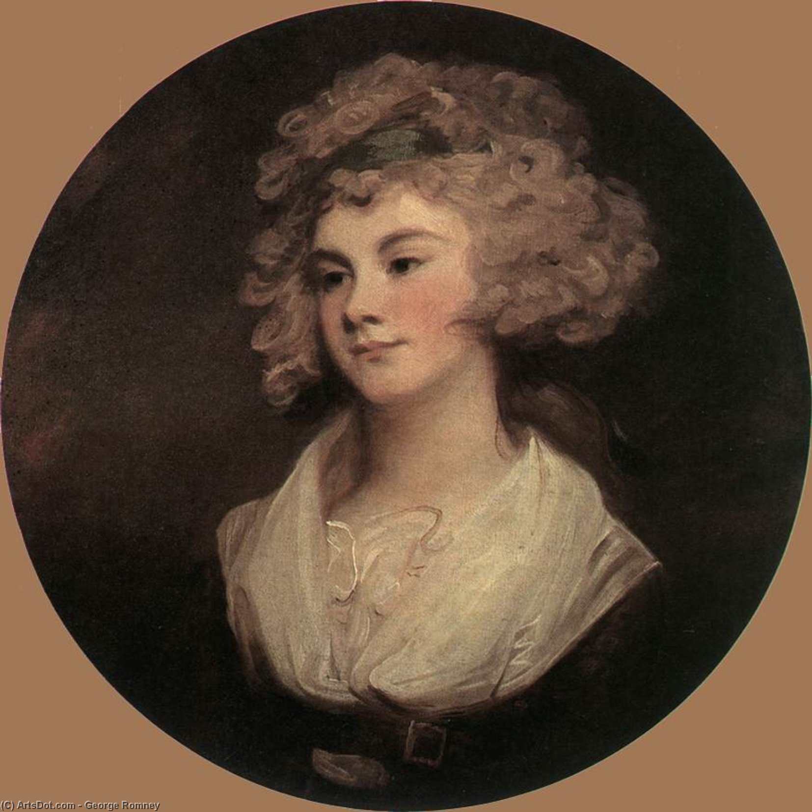 Lady In A Brown Robe — Џорџ Ромејн