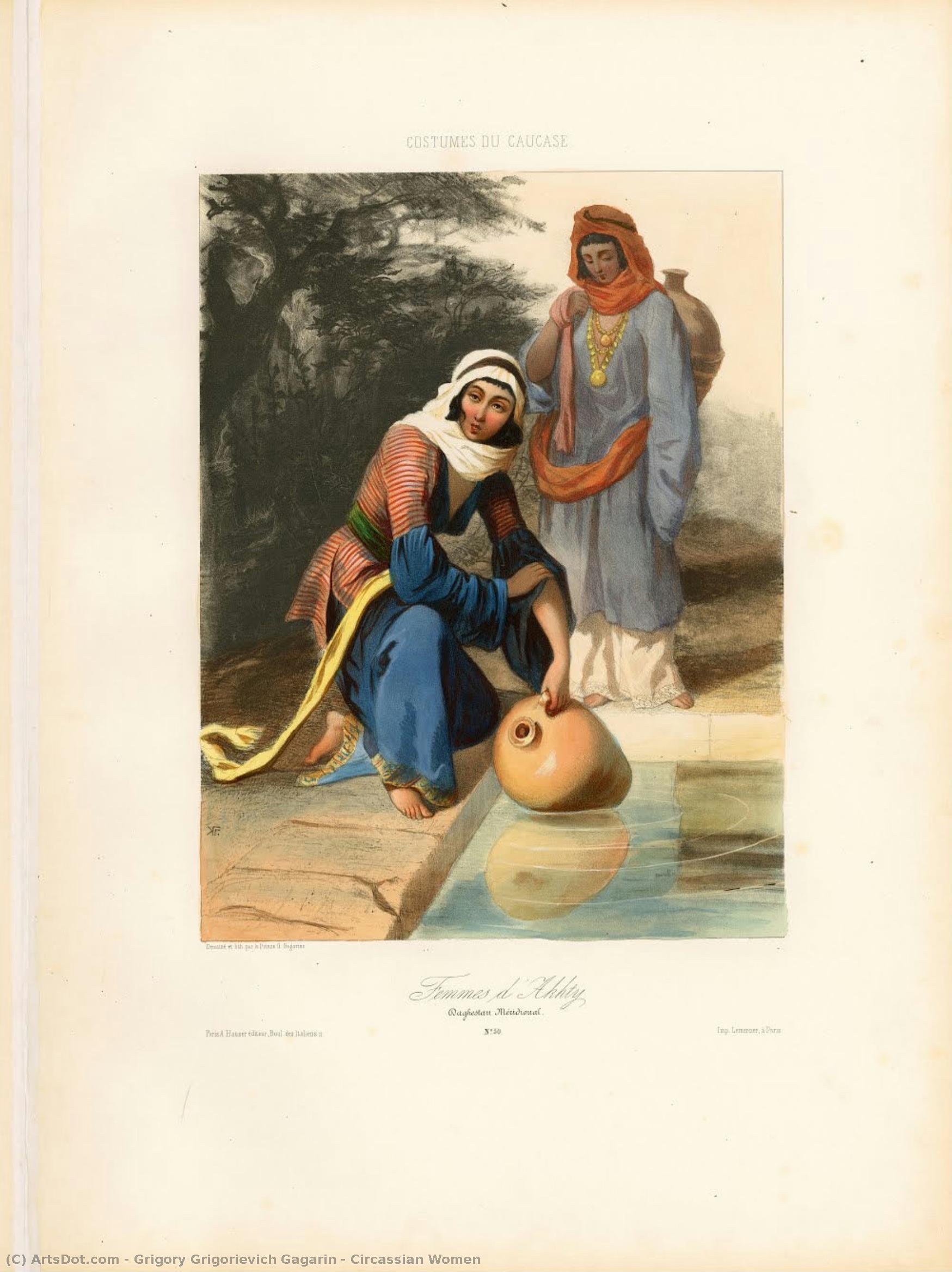 Circassien Kvinde — Grigori Grigorevich Gagarin