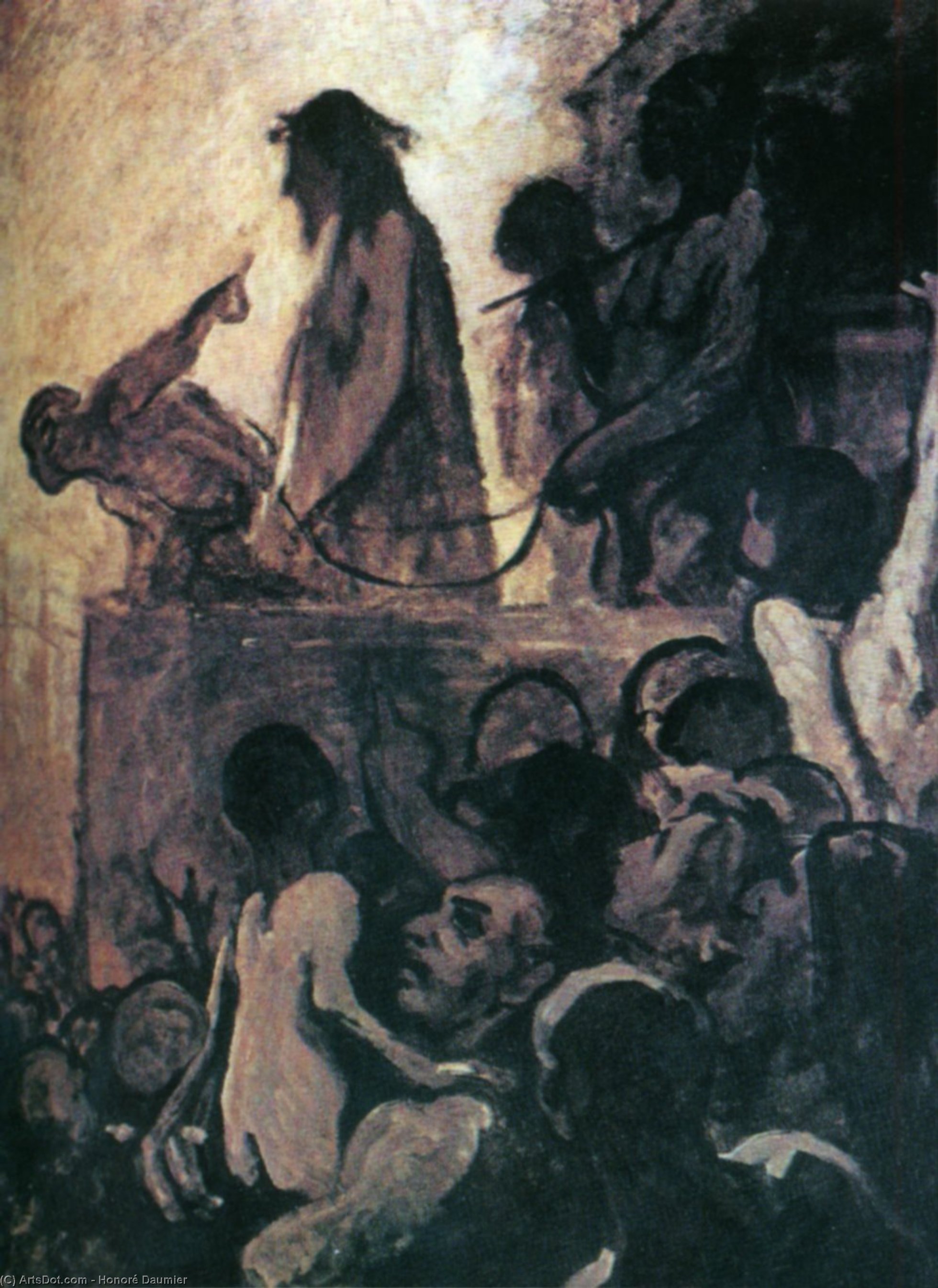 Honoré Daumier Nous Voulons Barabbas (ecce Homo) We Want Barabbas (ecce Homo) — Honoré Daumier