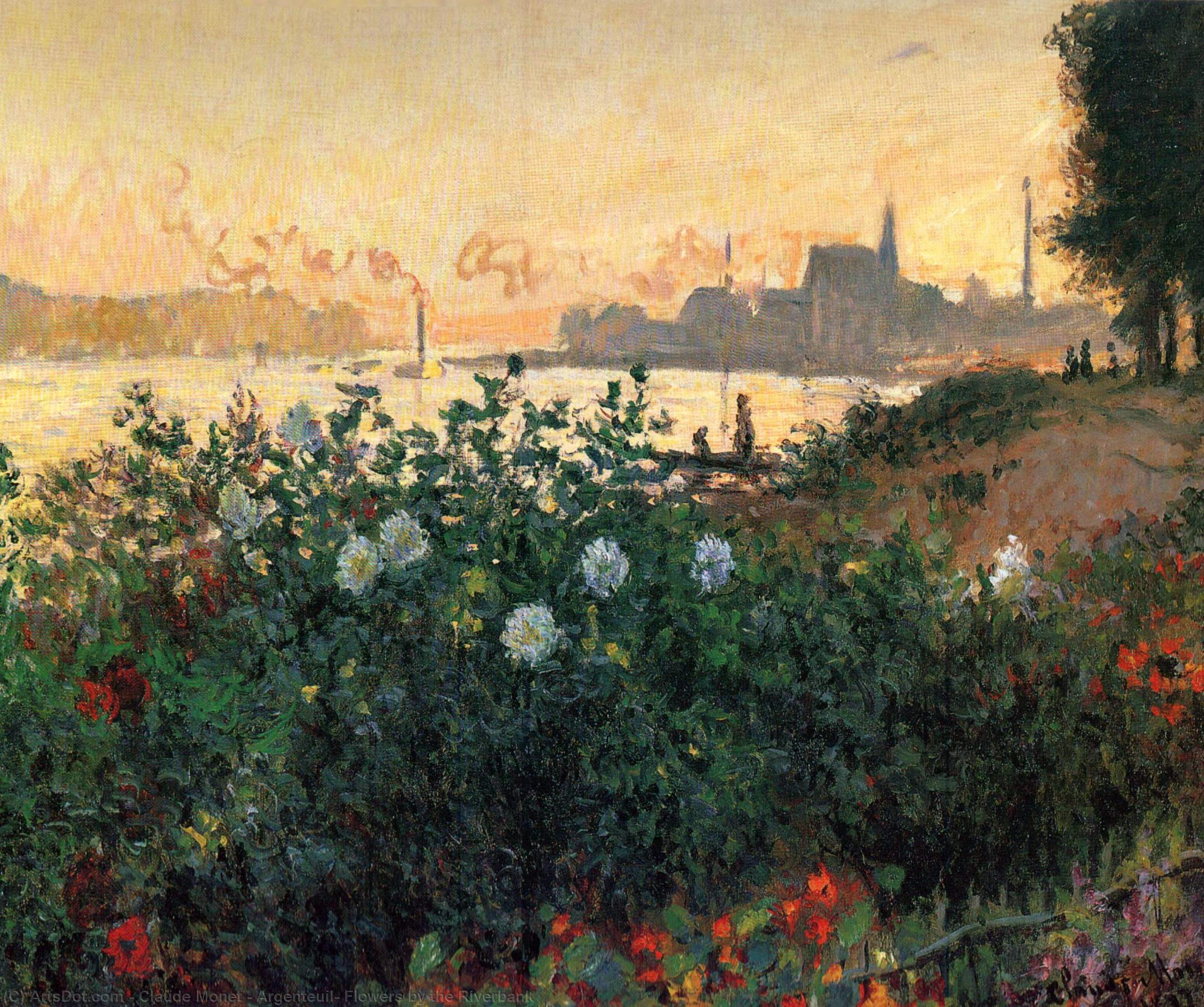 Argenteuil Bahçe Çiçekleri — Claude Monet