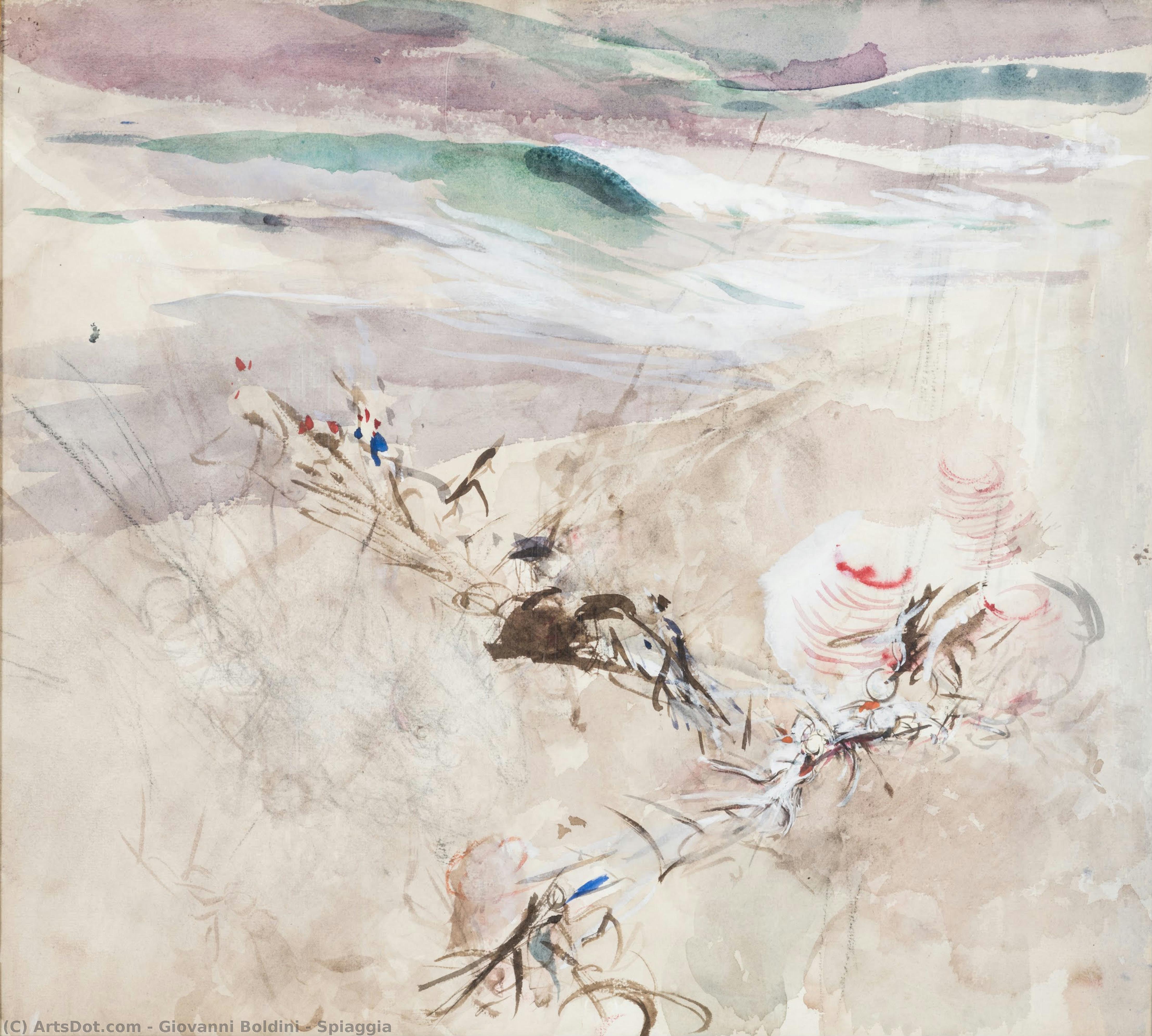 Spiaggia — Giovanni Boldini