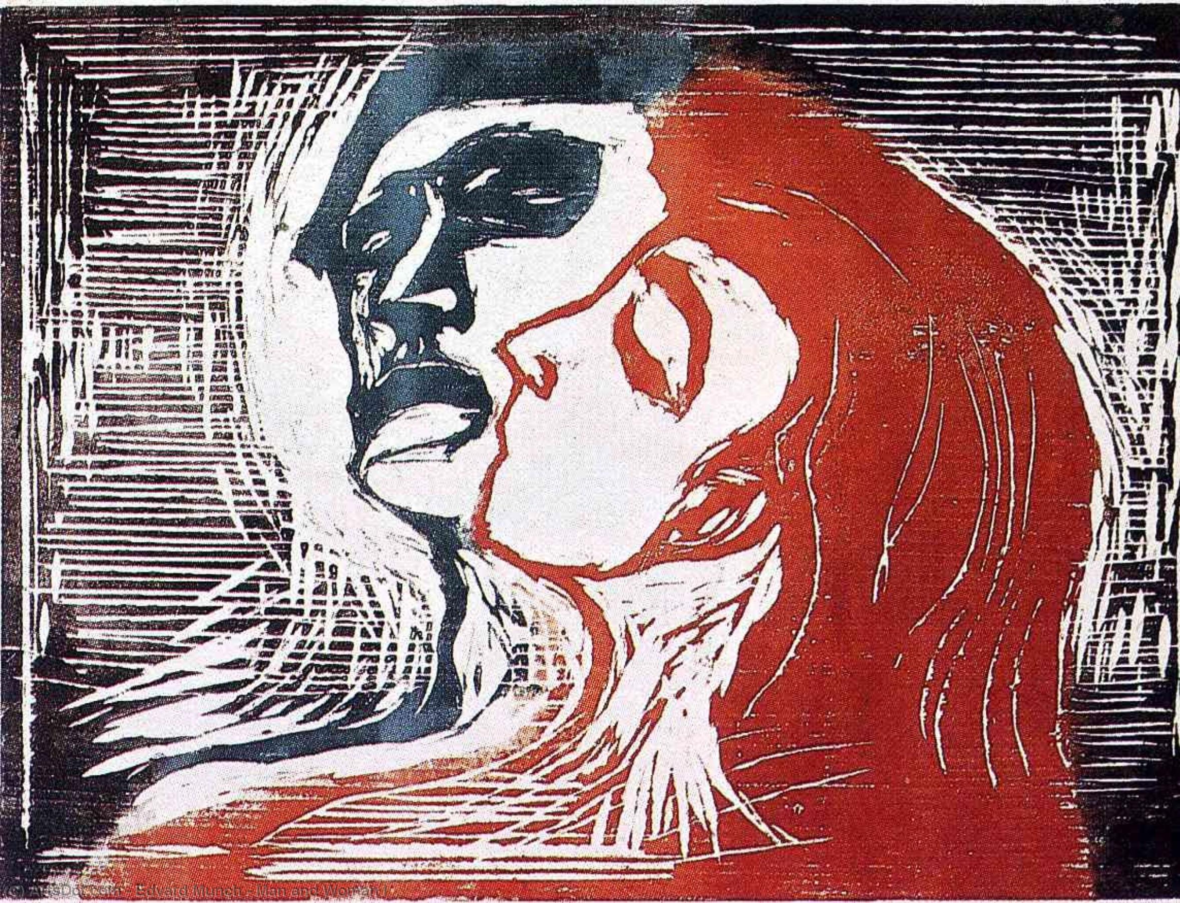 Uomo E Donna I — Edvard Munch